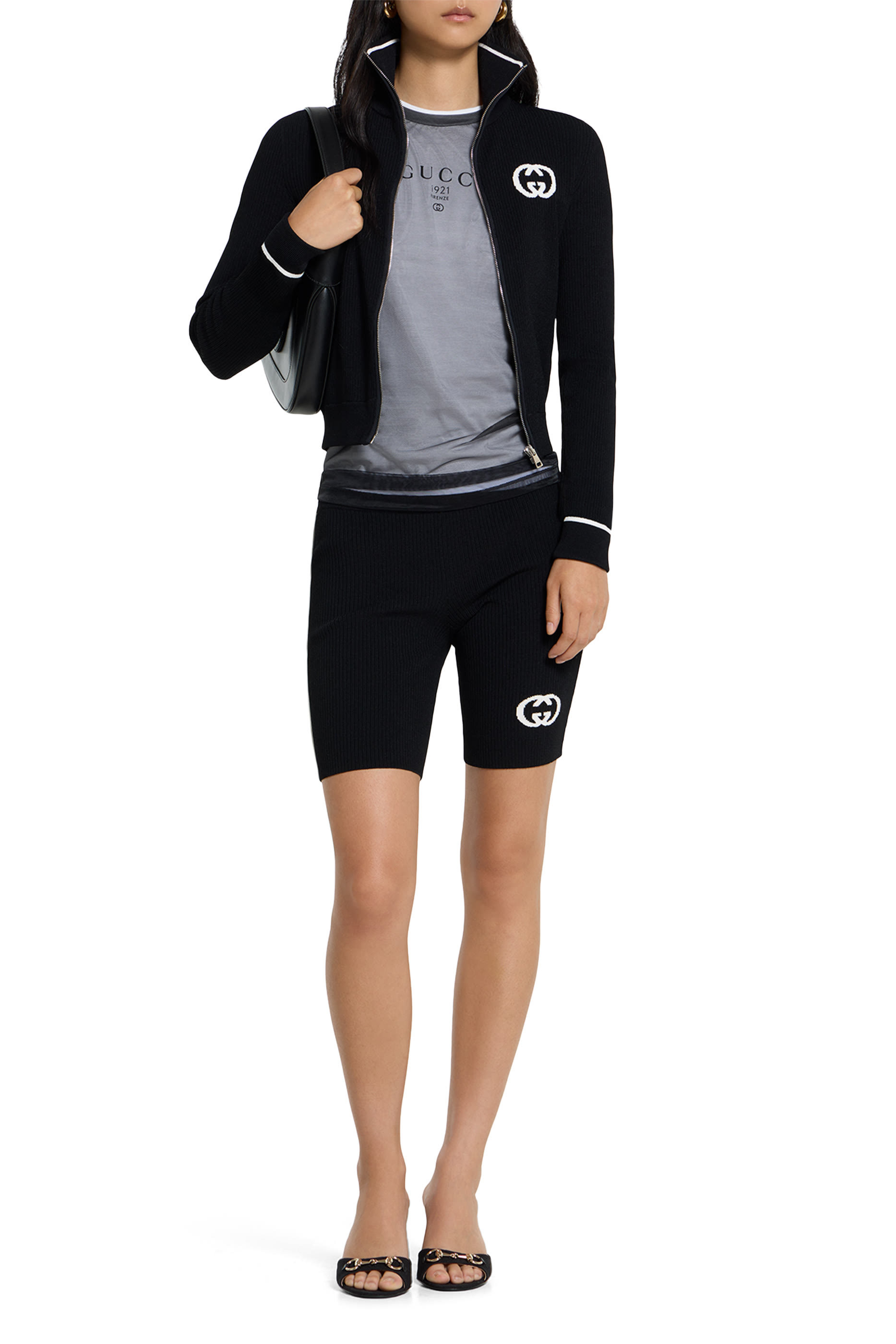 Double-Layered Jersey T-Shirt with Print