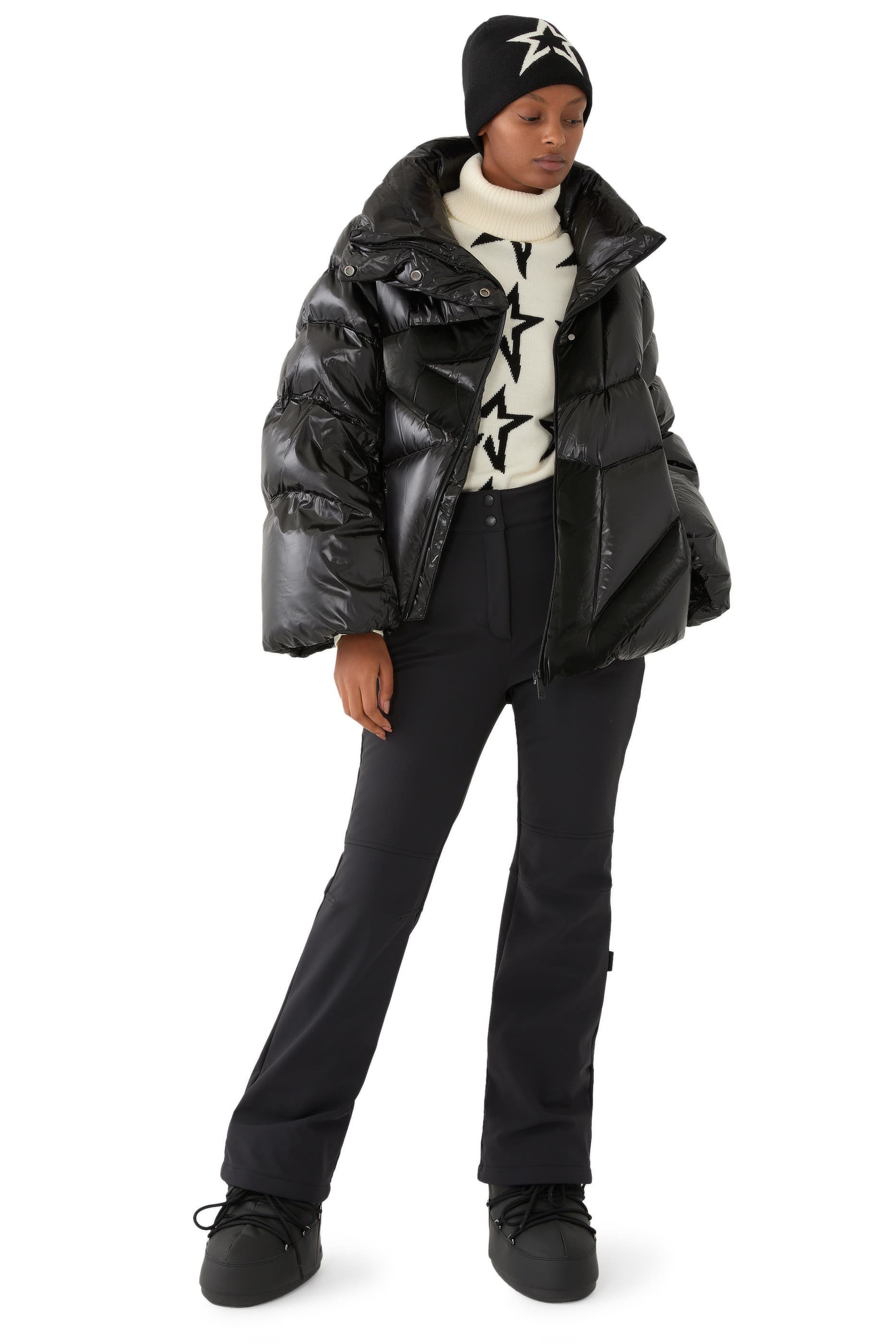 Logo Star Merino Wool Beanie