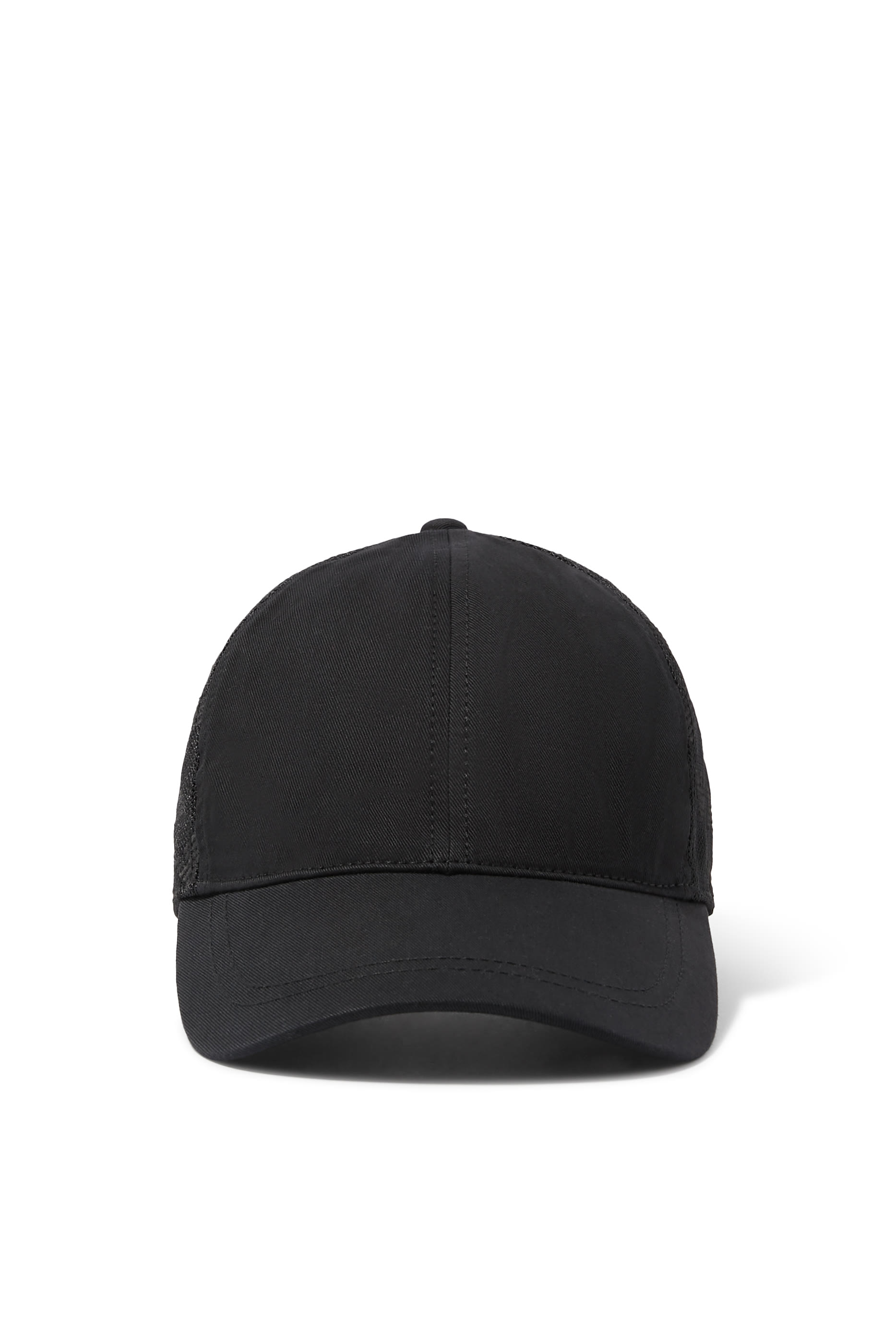 Baseball Cap with All-Over Eagle Embroidery Mesh Back