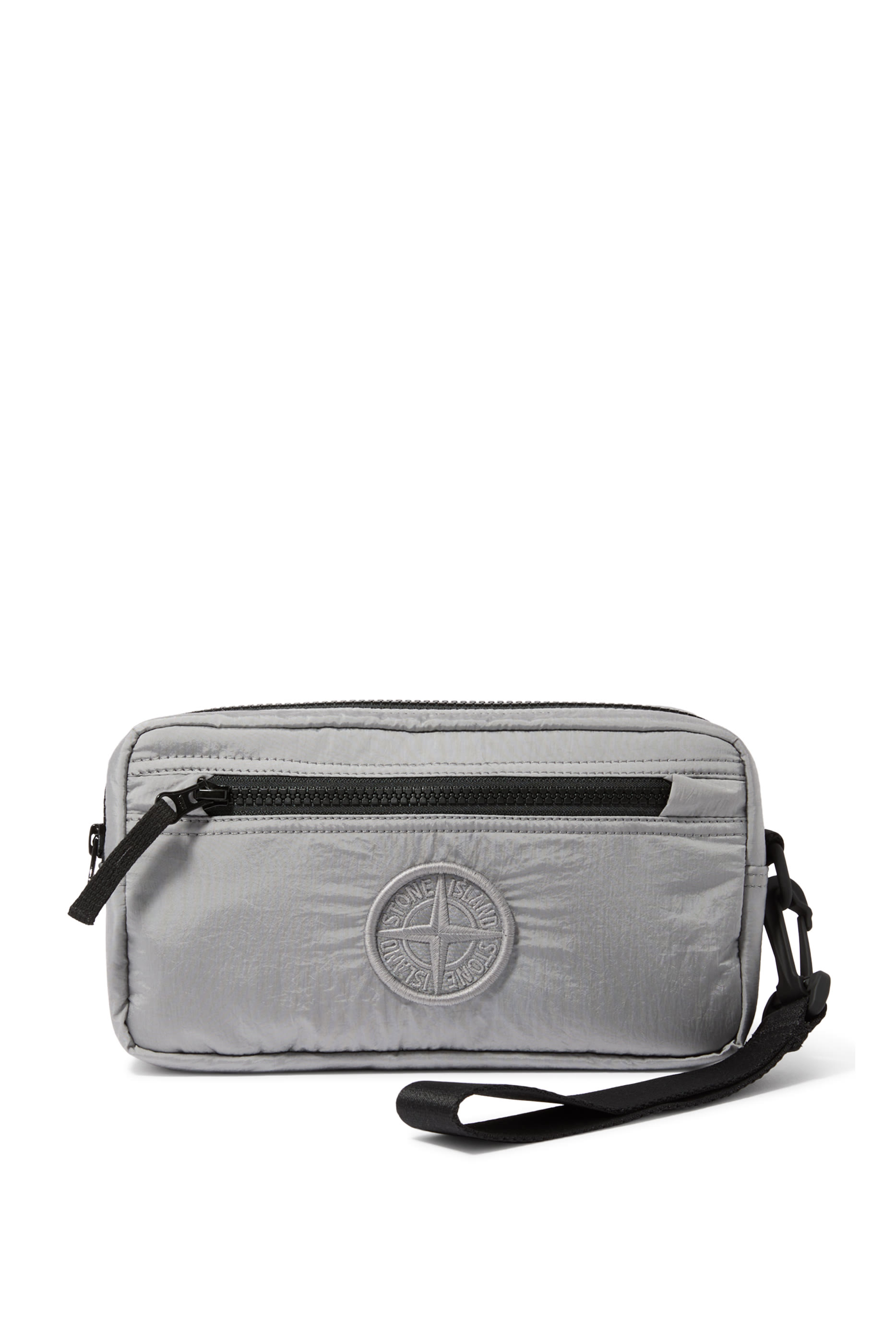 Padded Logo Zipper Pouch