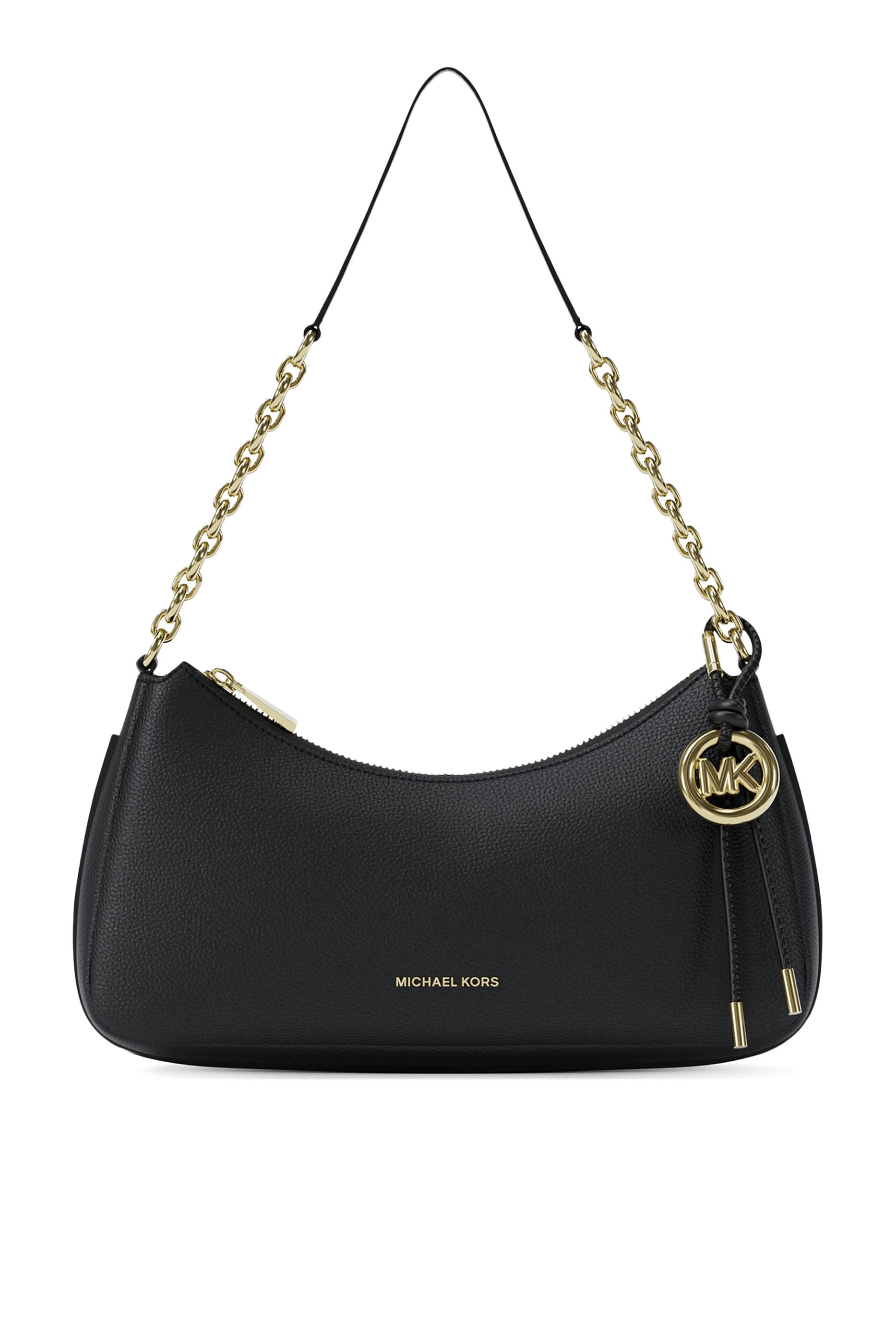 Nolita Medium Pebbled Leather Chain Pochette Bag