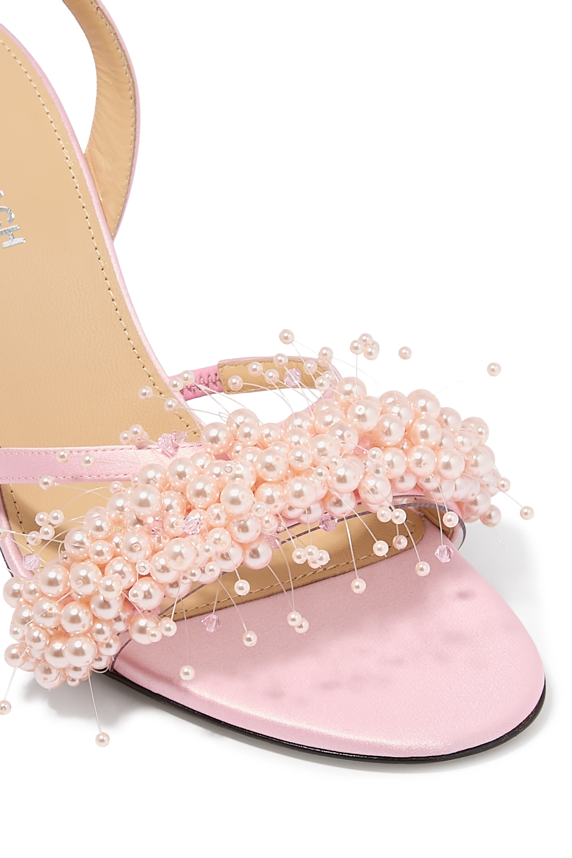 Floating Pearl Satin 85 Sandals