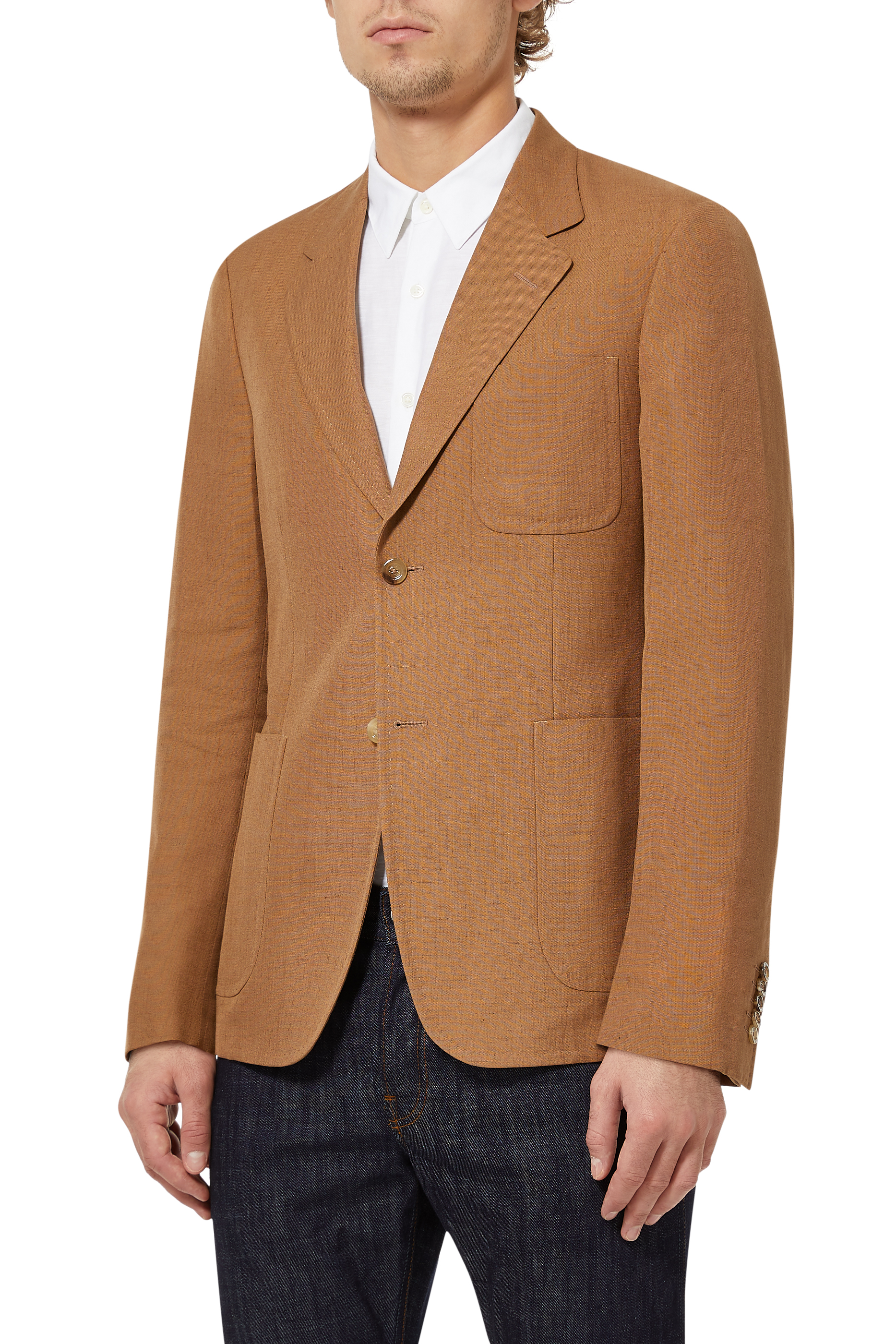 Palma Wool-Cotton Blazer
