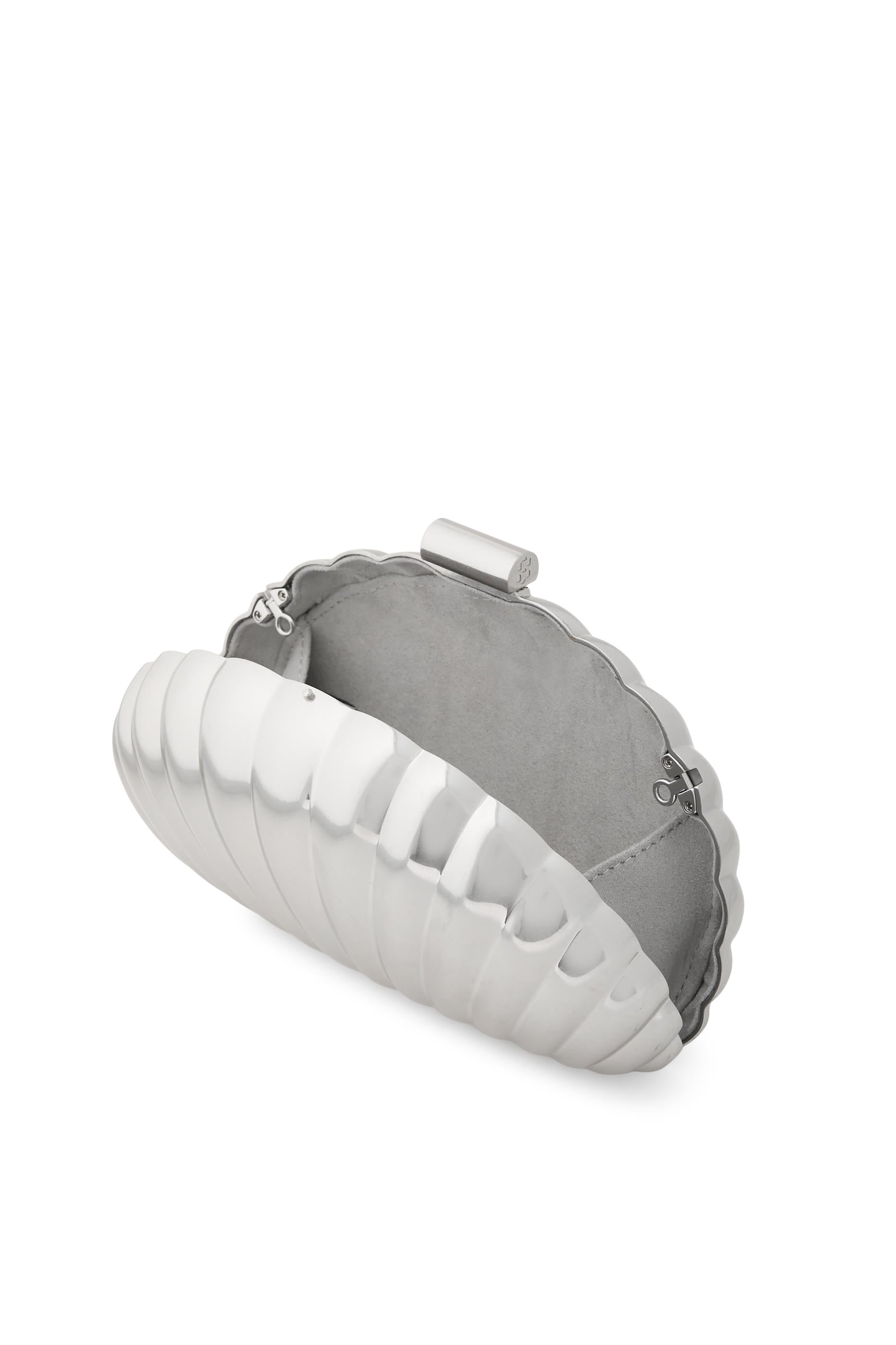  Monet Metal Shell Clutch Bag 