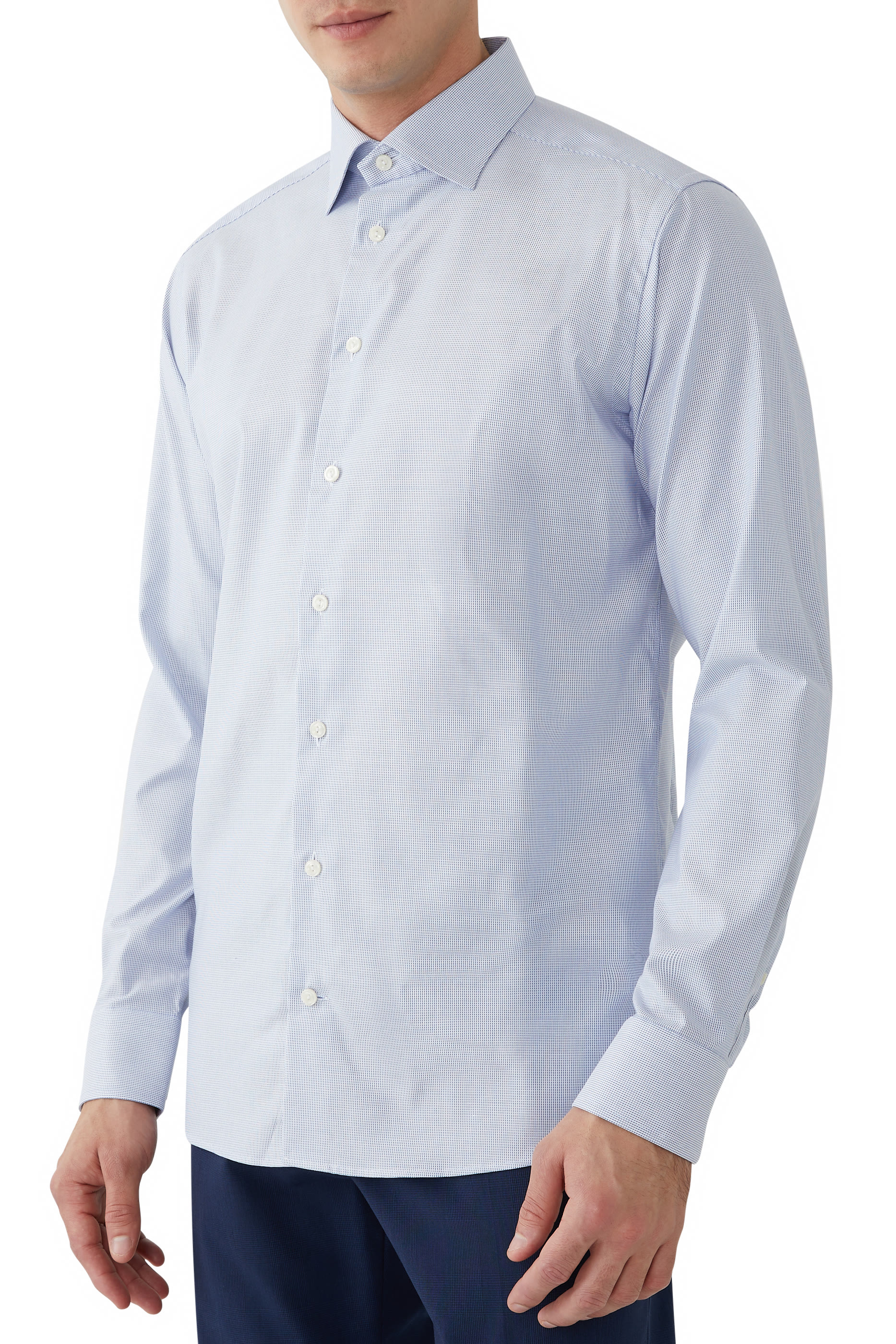 Semi Solid Cotton TENCEL™ Lyocell Shirt