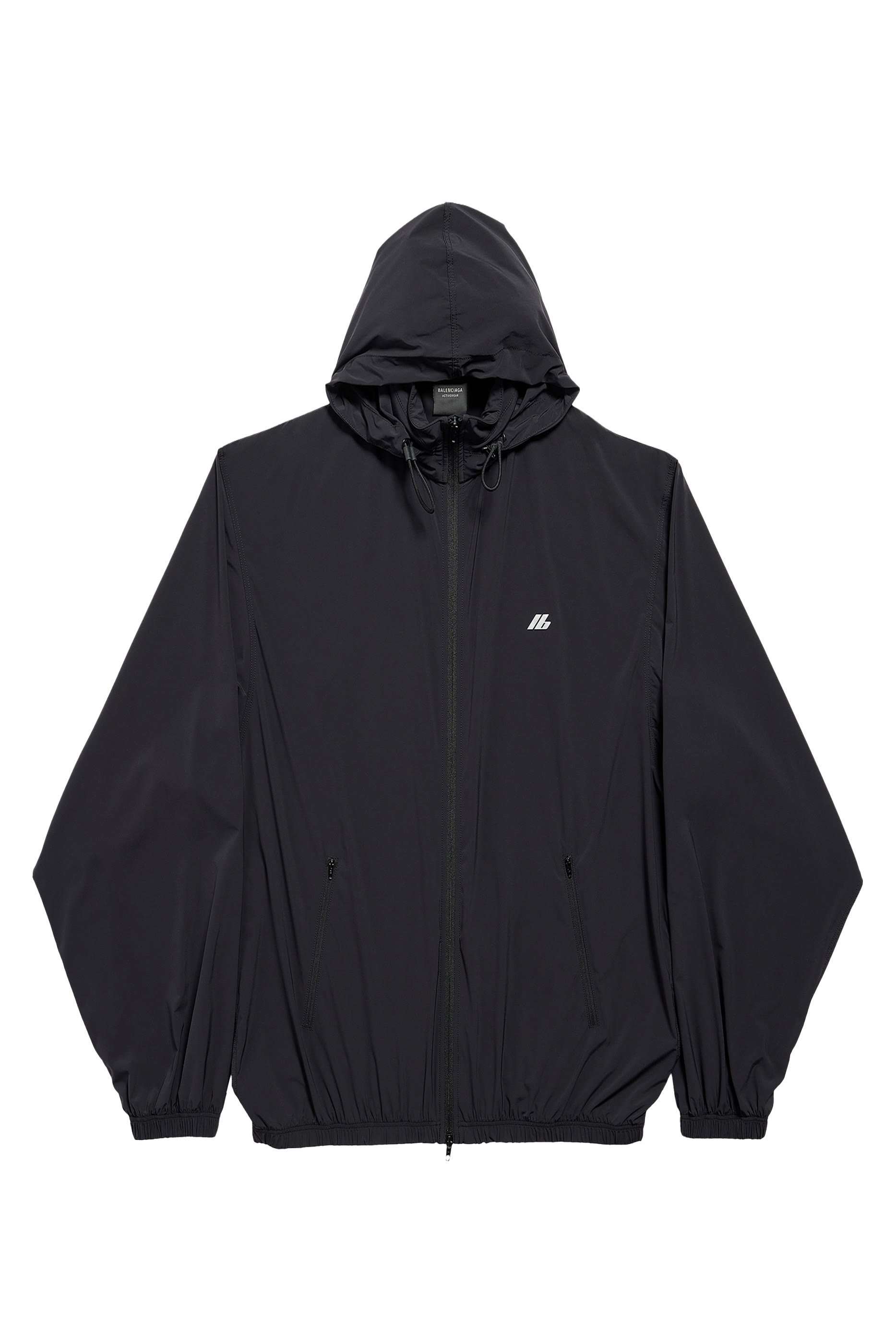 Stretch Nylon Activewear Windbreaker