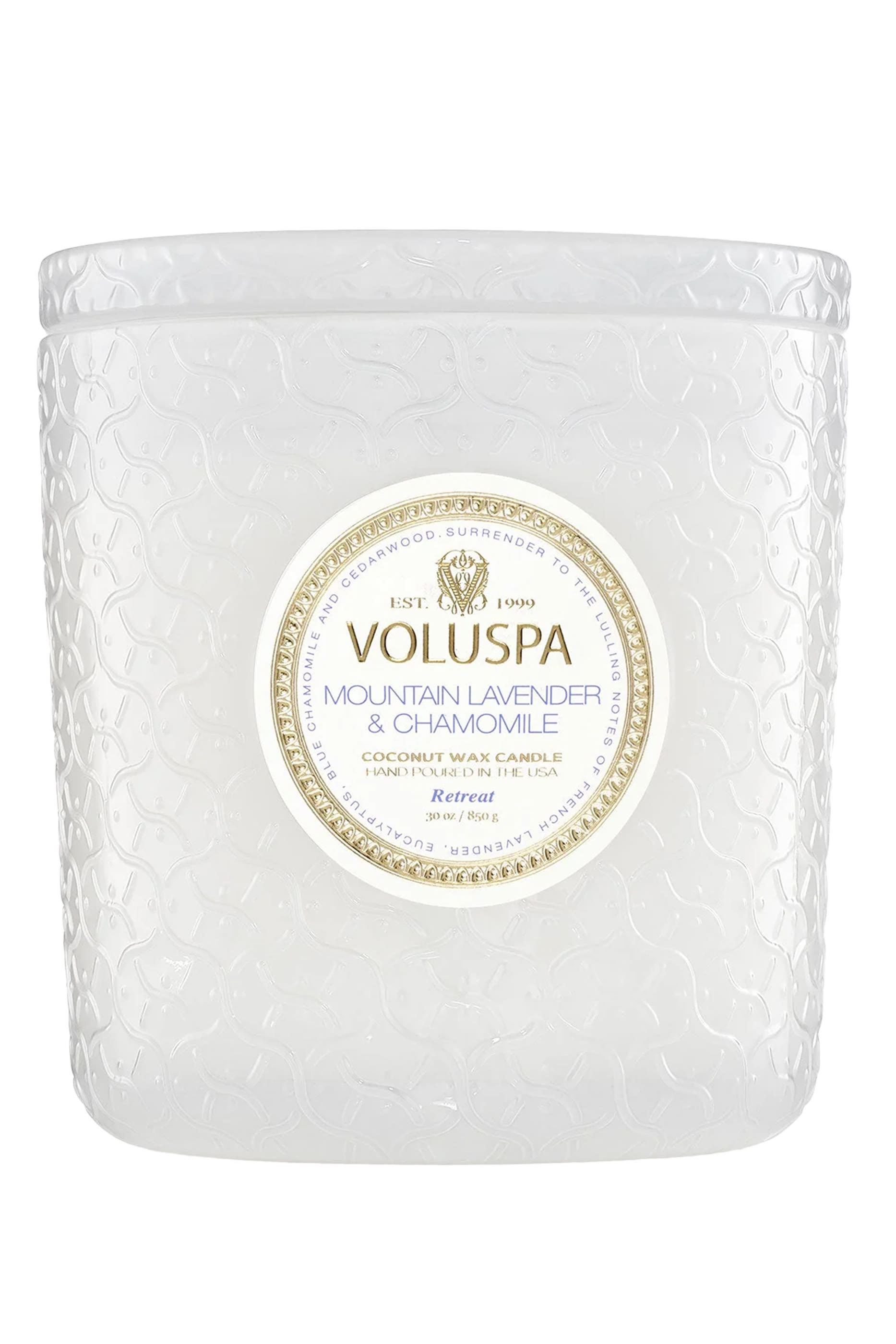 Mountain Lavender & Chamomile Boxed Luxe Candle