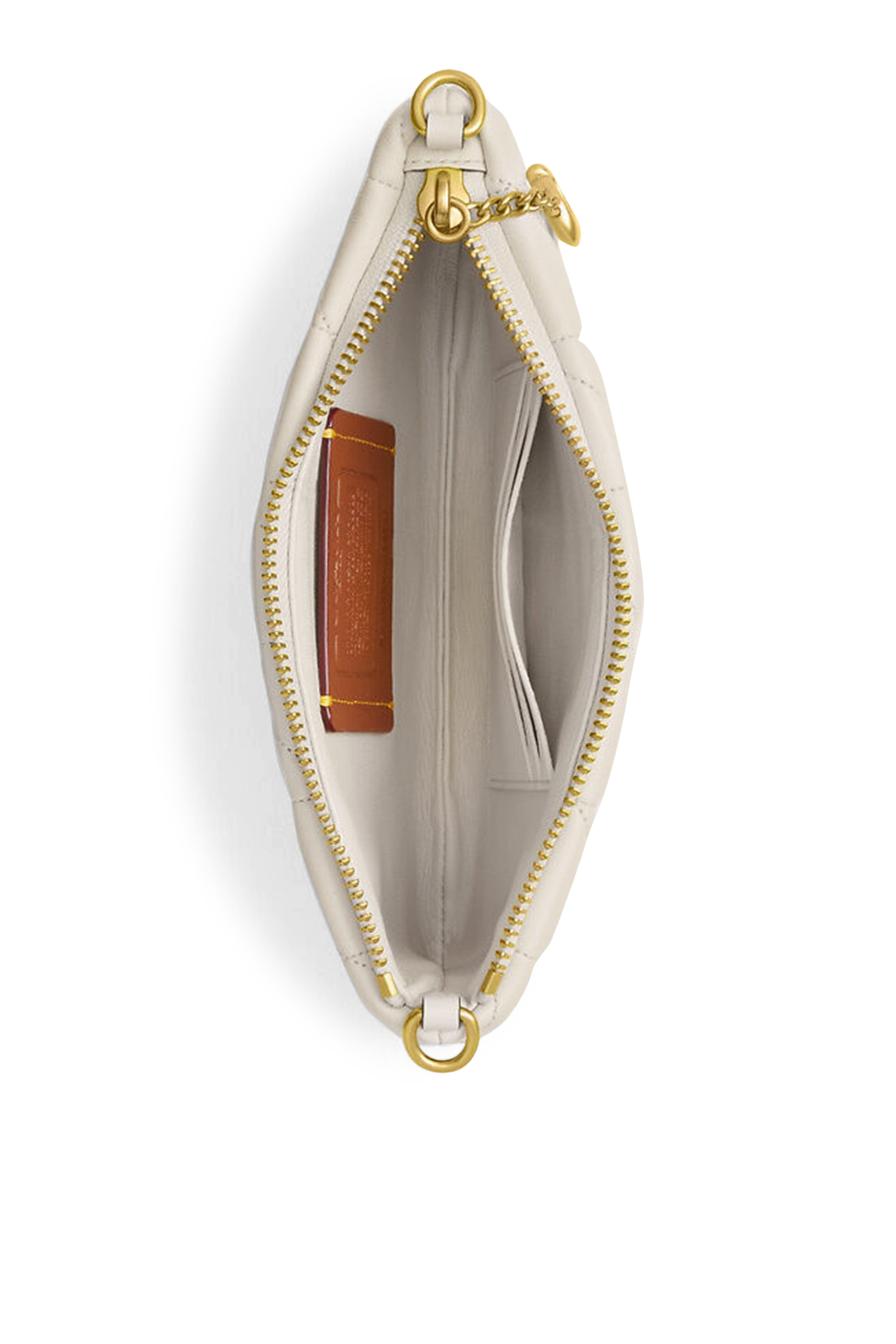 Pouch Bag in Quilted Leather