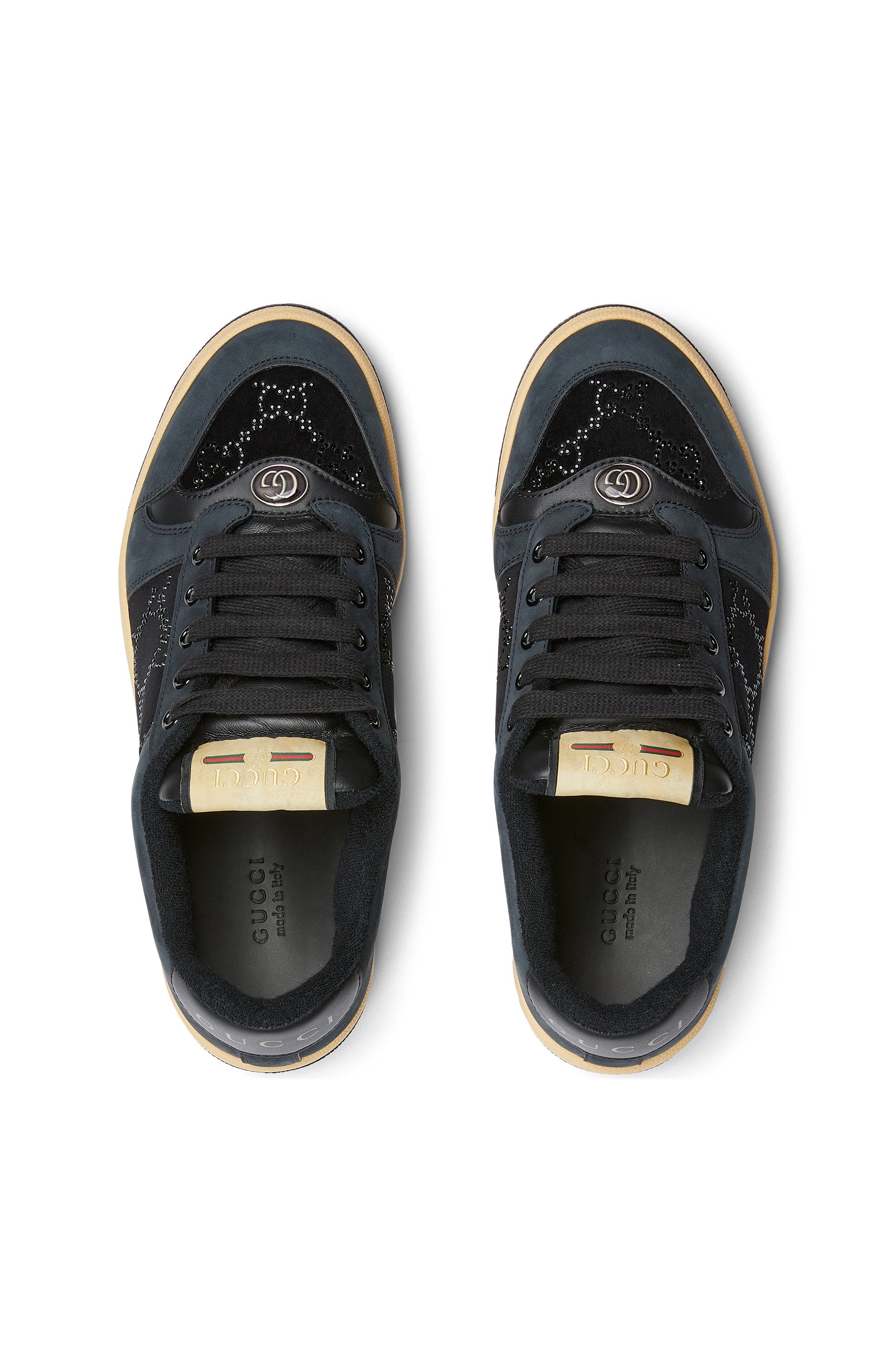 GG Crystal Screener Sneakers 10