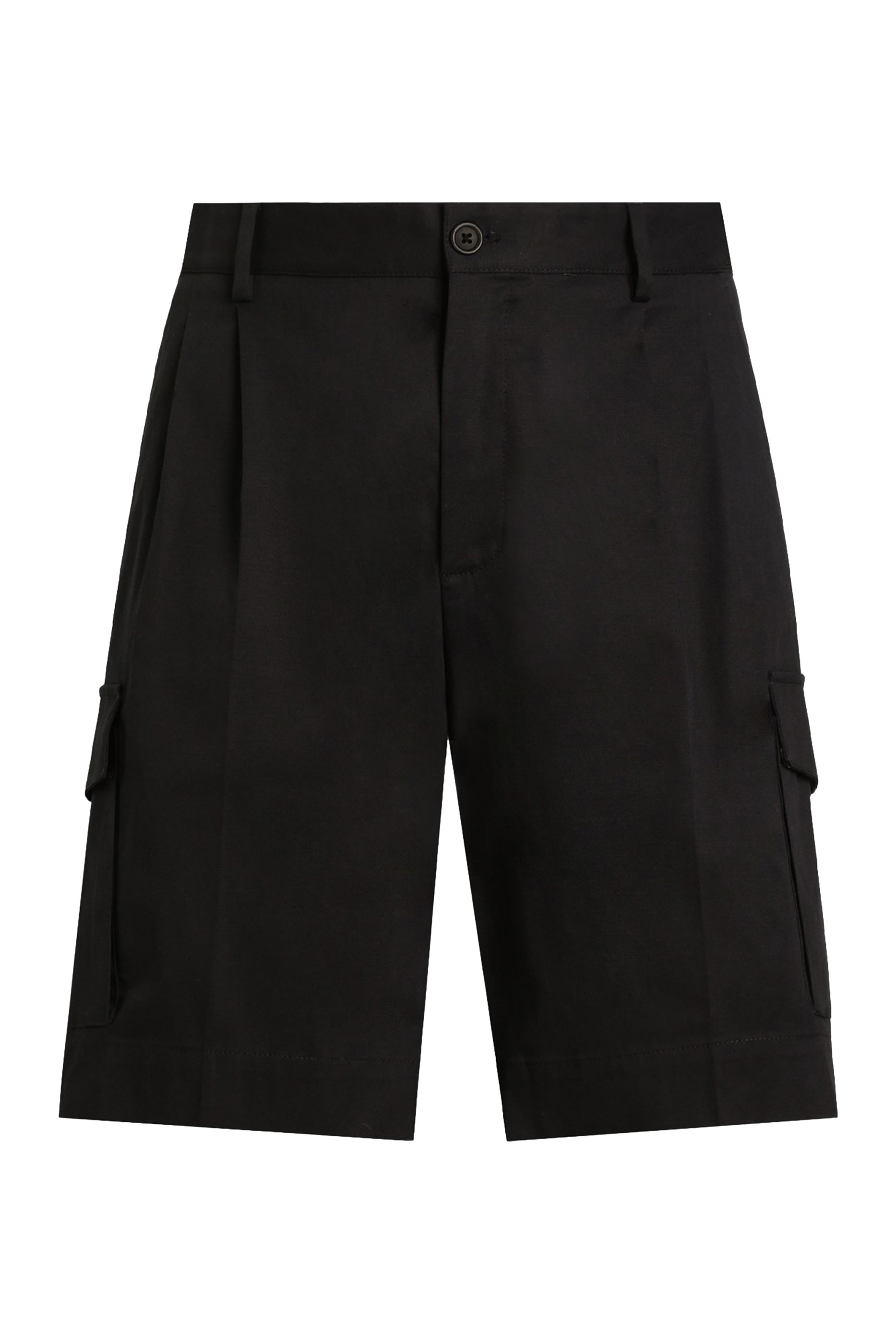 Cotton Gabardine Bermuda Shorts