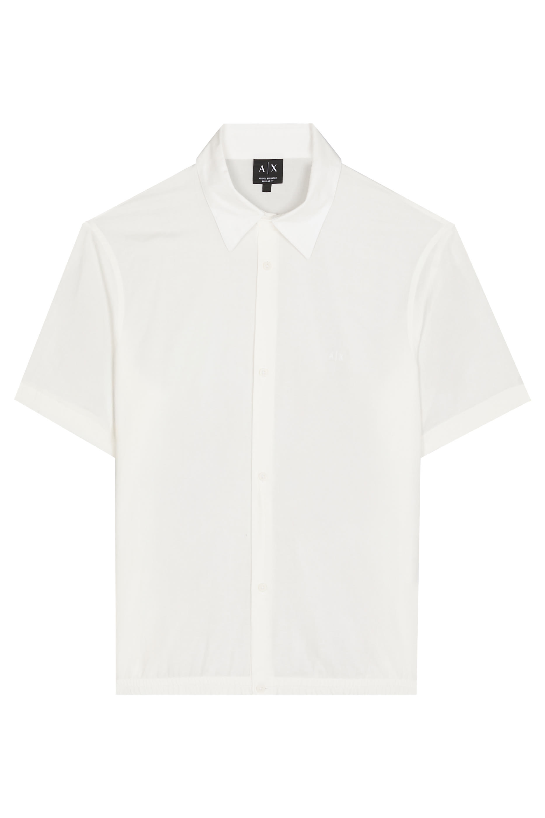 Button-Up Elasticated Hem Shirt