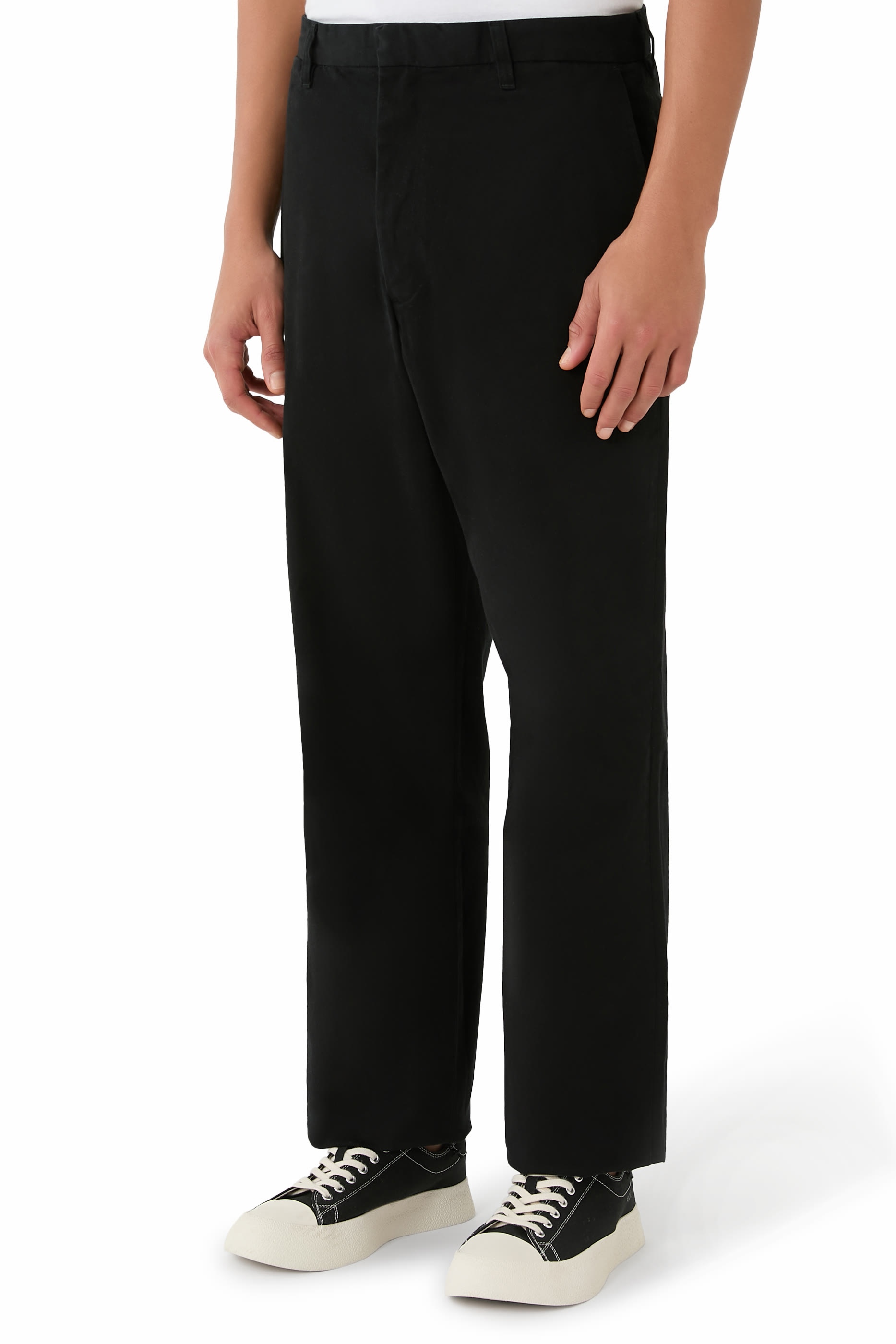 Louie Relaxed Stretch-Cotton Pants