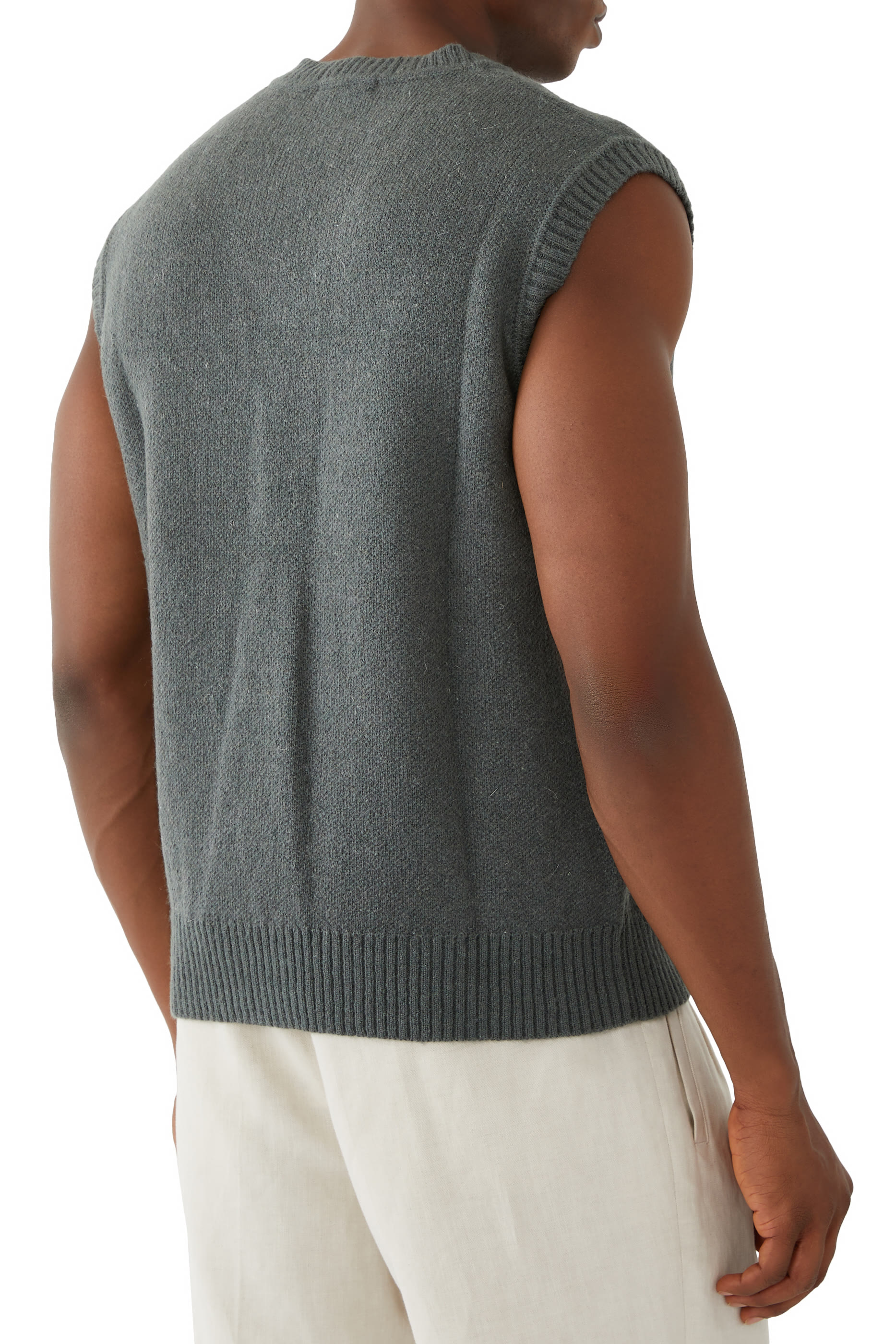 Grecian Urn V-Neck Vest