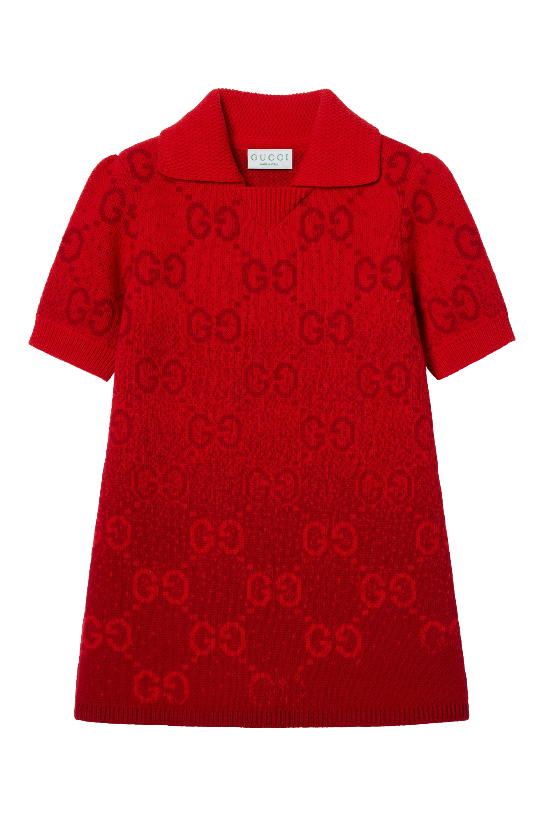 Kids GG Wool Jacquard Dress