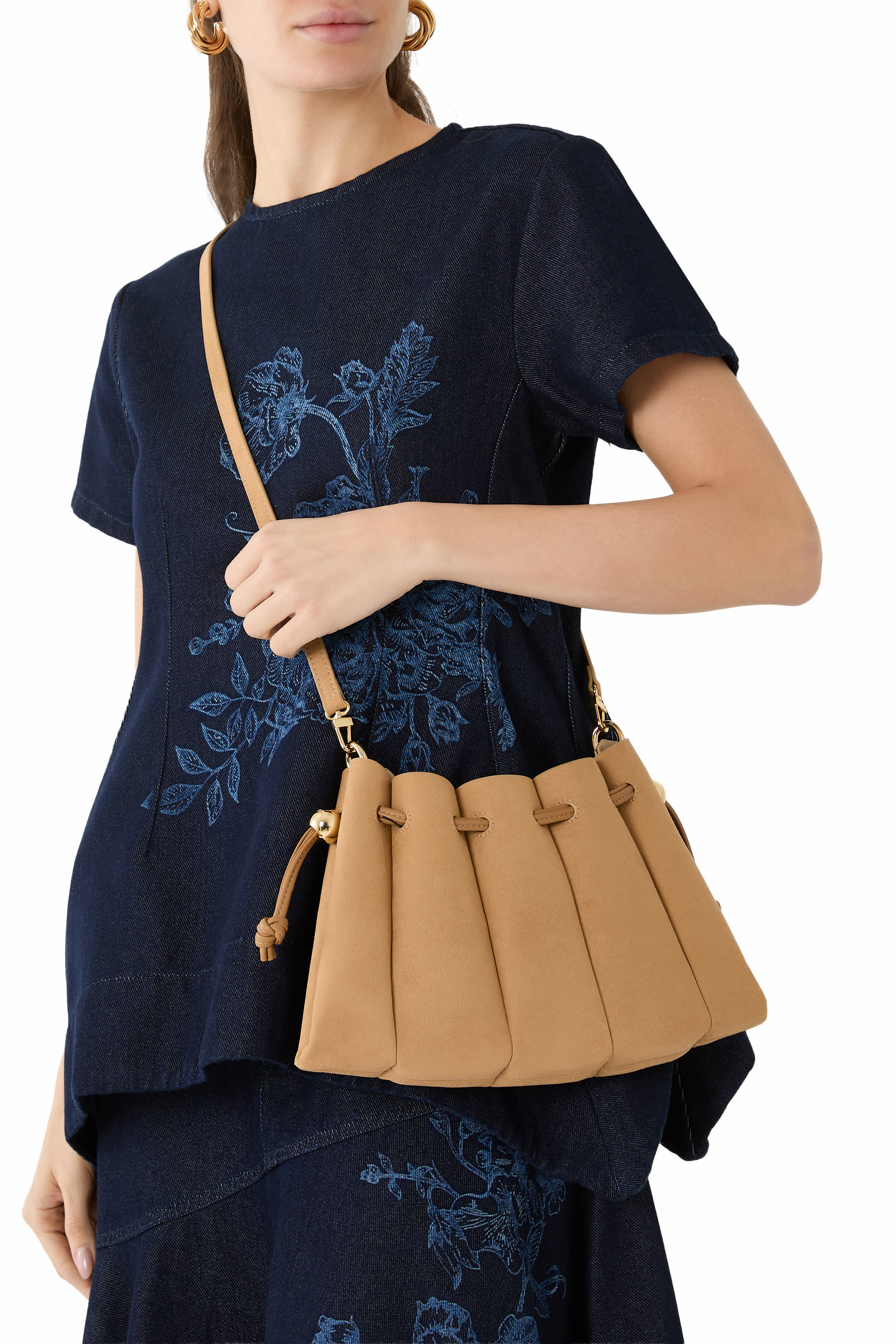 Dafne Suede Finish Crossbody Bag 