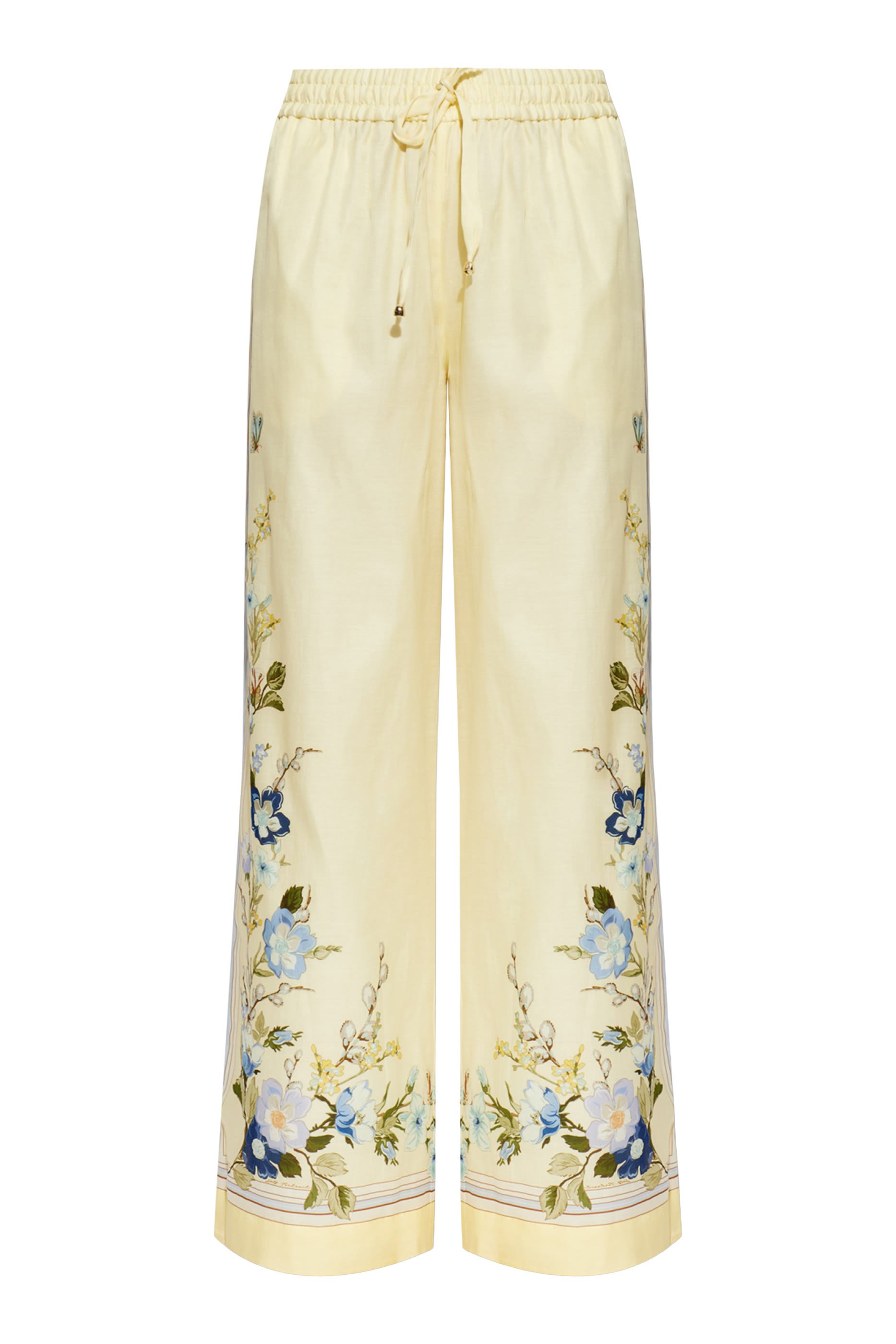 Floral Organza Trousers