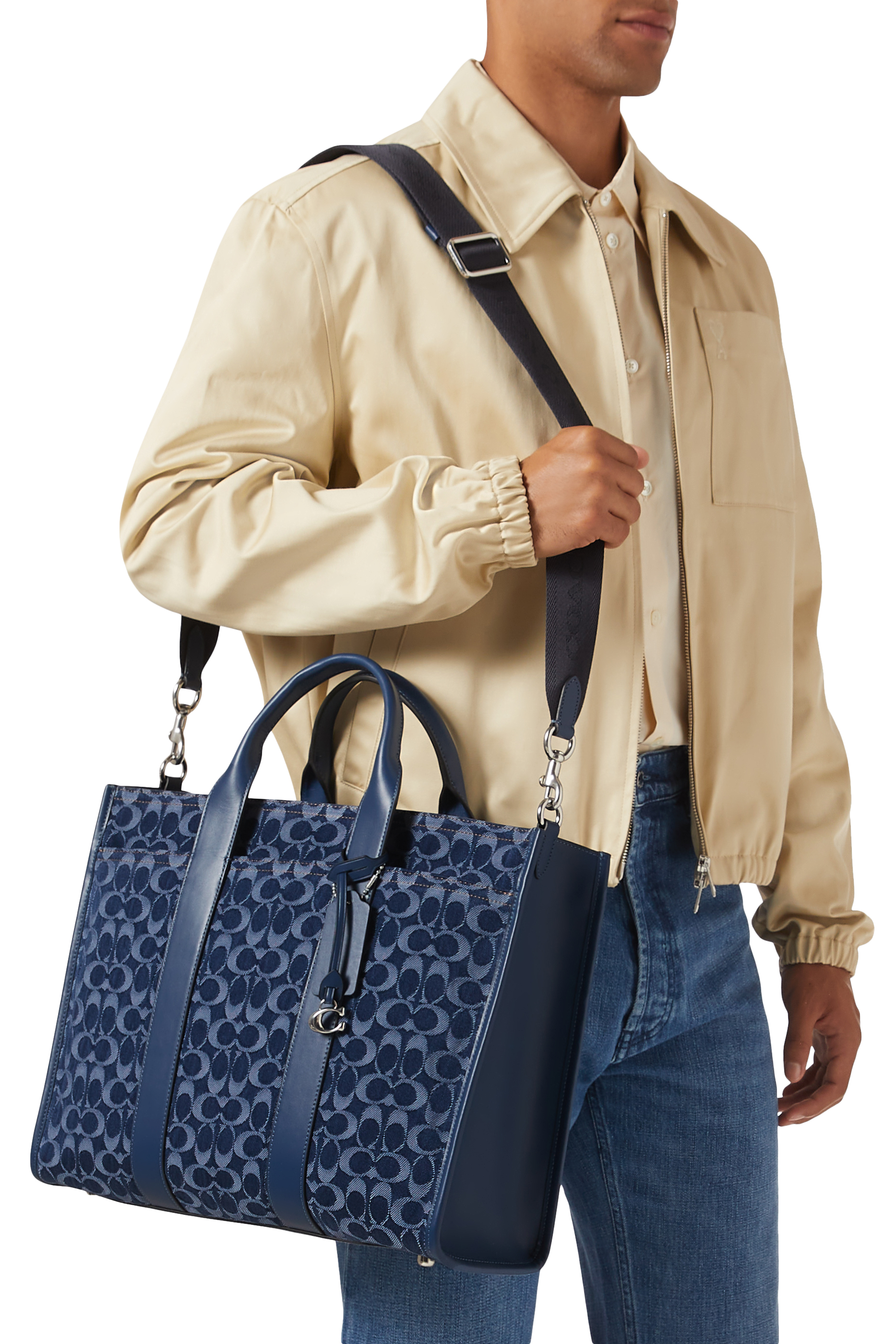 Wesley Signature Canvas Tote