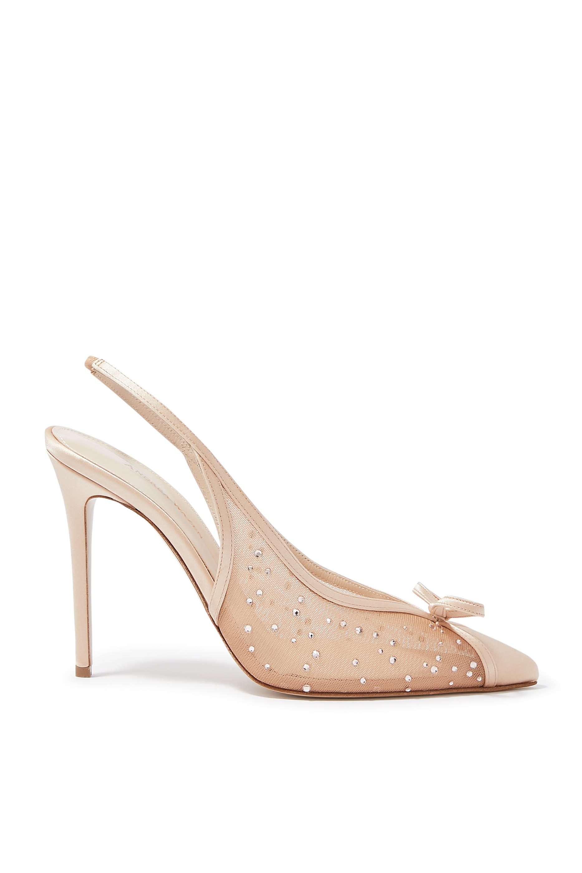 Kay 105 Mesh Glitz Slingback Pumps