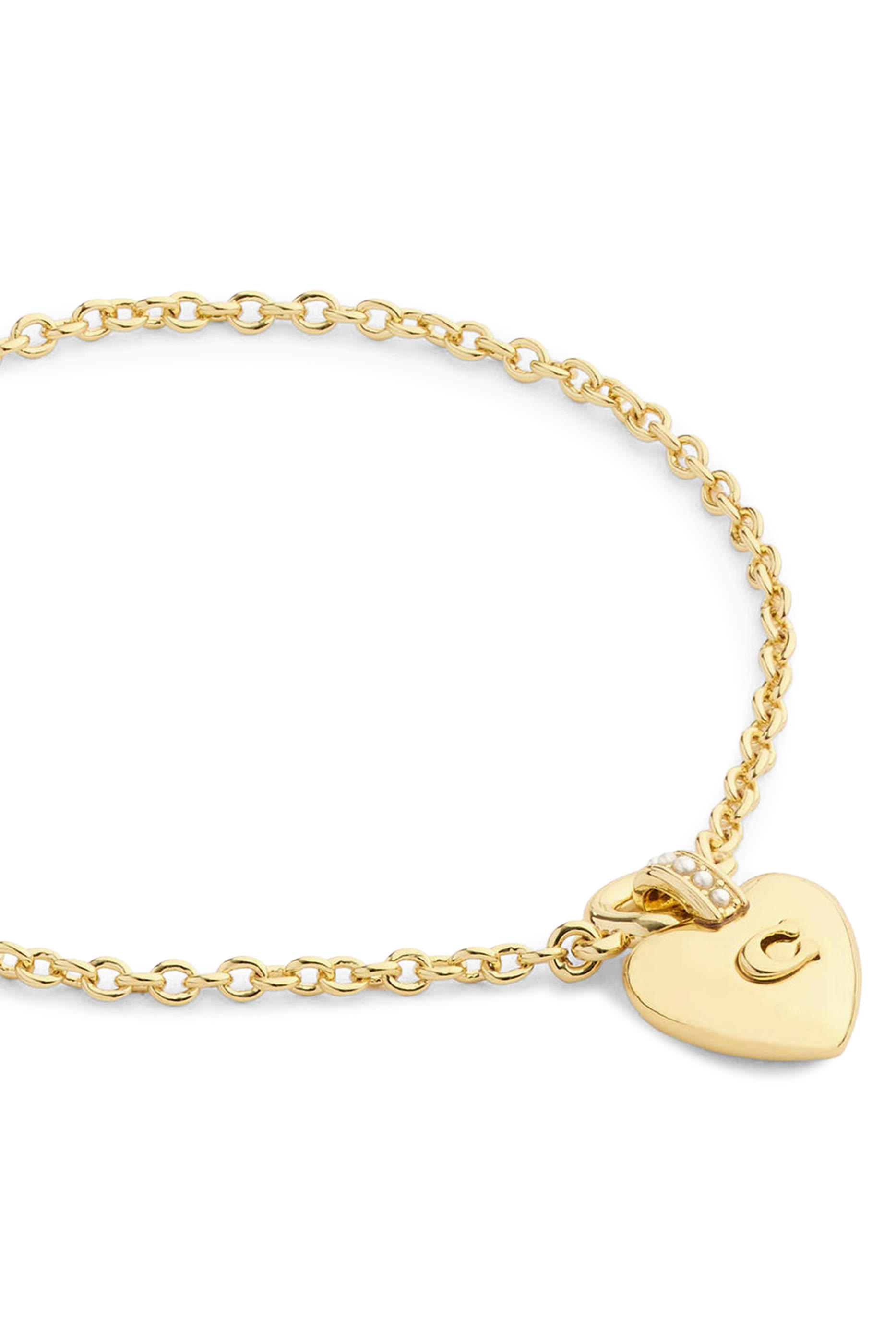 Puffy Heart Charm Bracelet