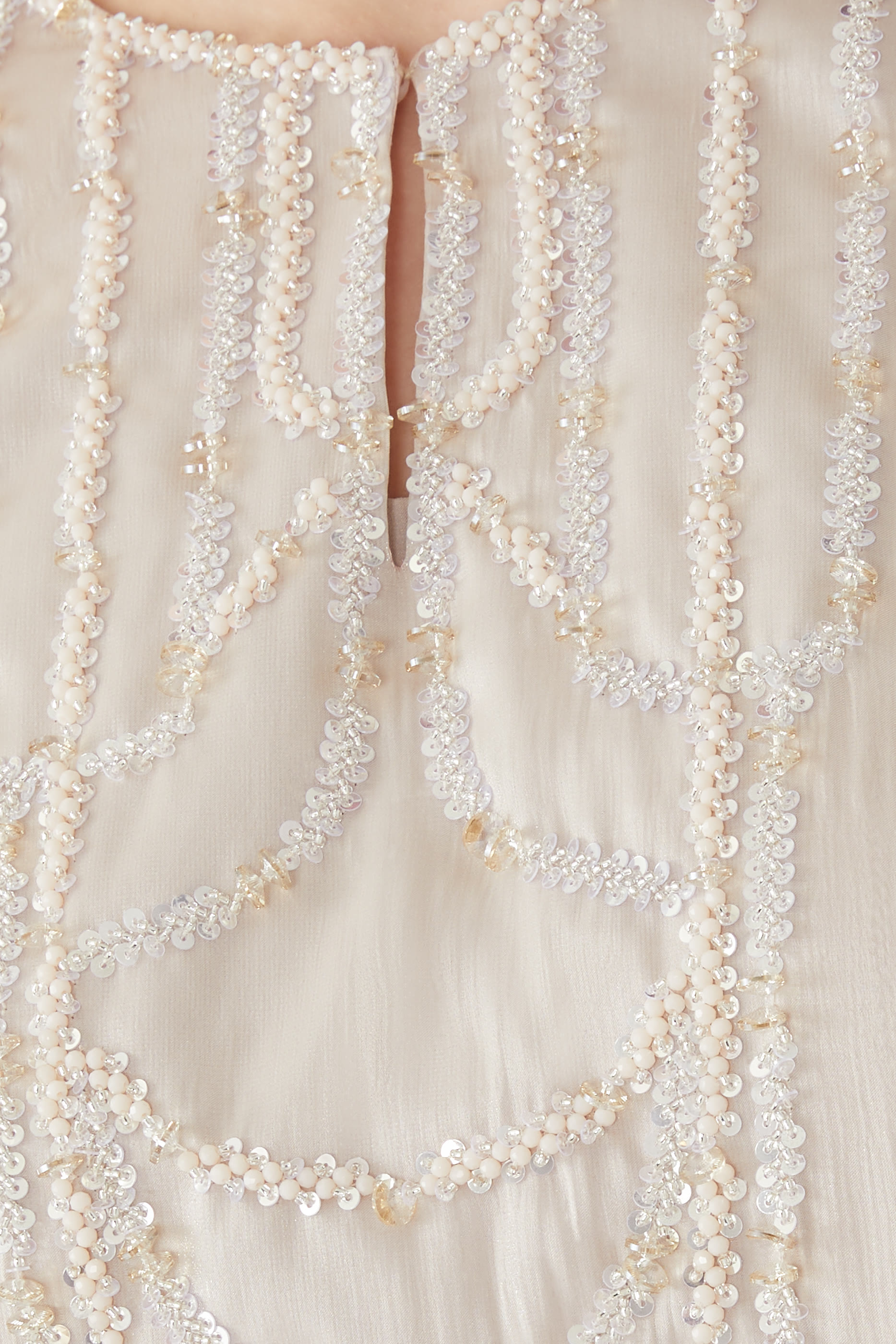 Embroidered Kaftan Dress