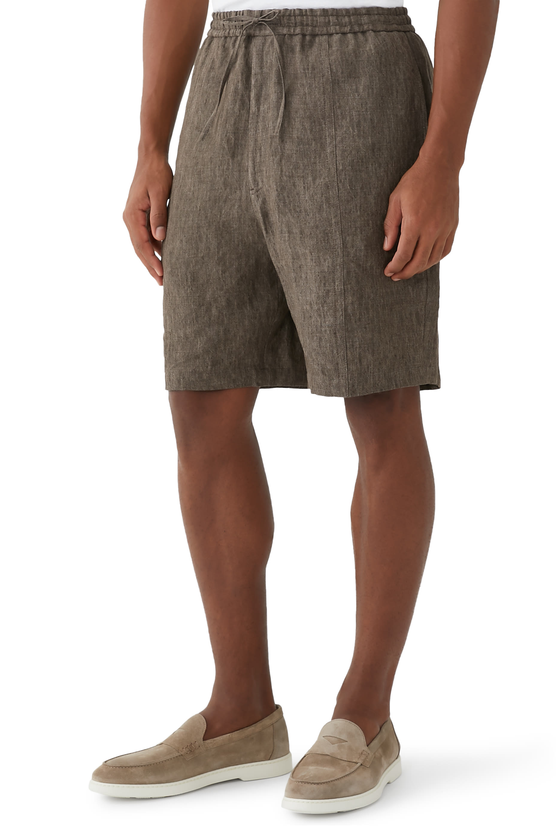 Elastic Waistband Shorts