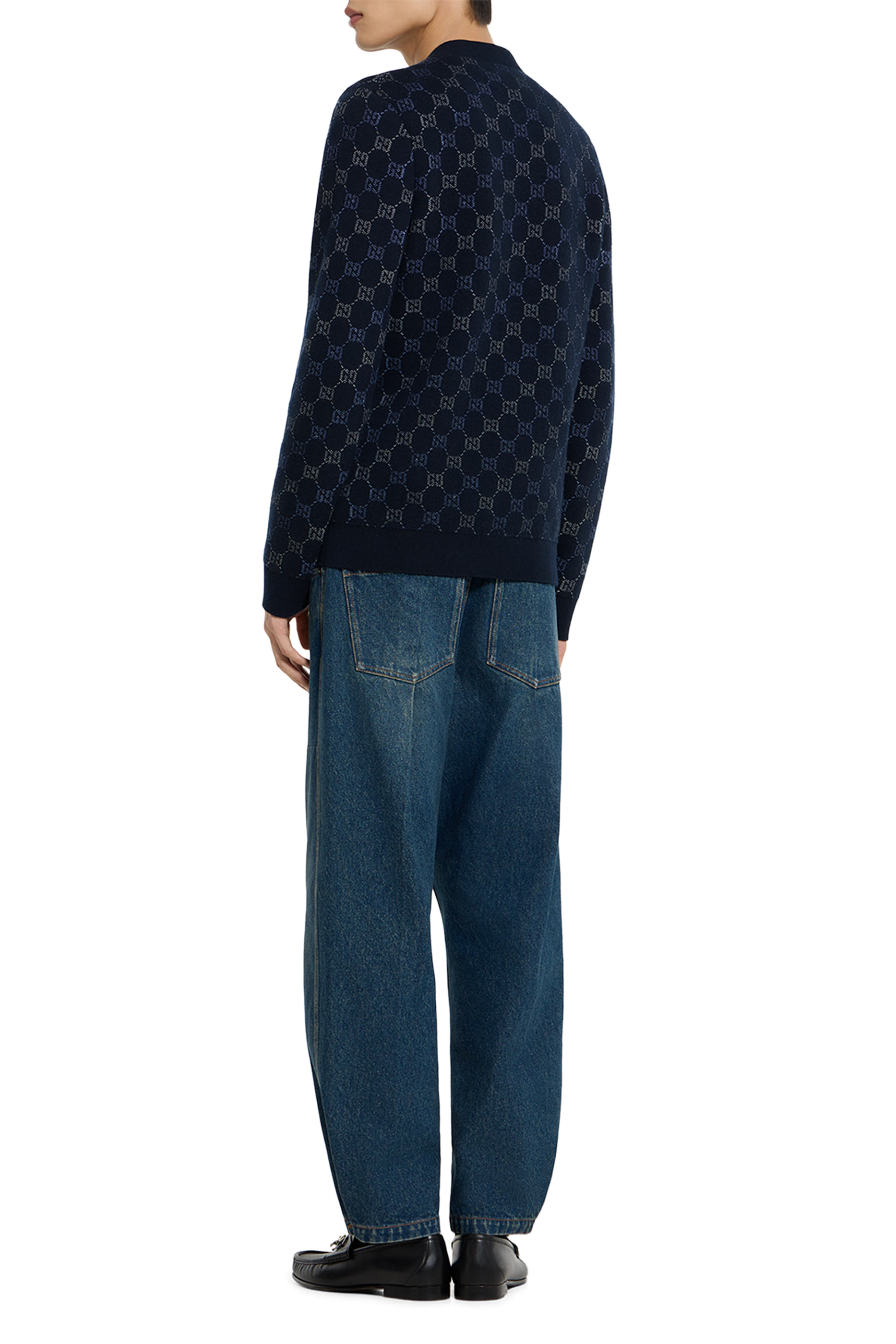 GG Double Wool Knit Sweater