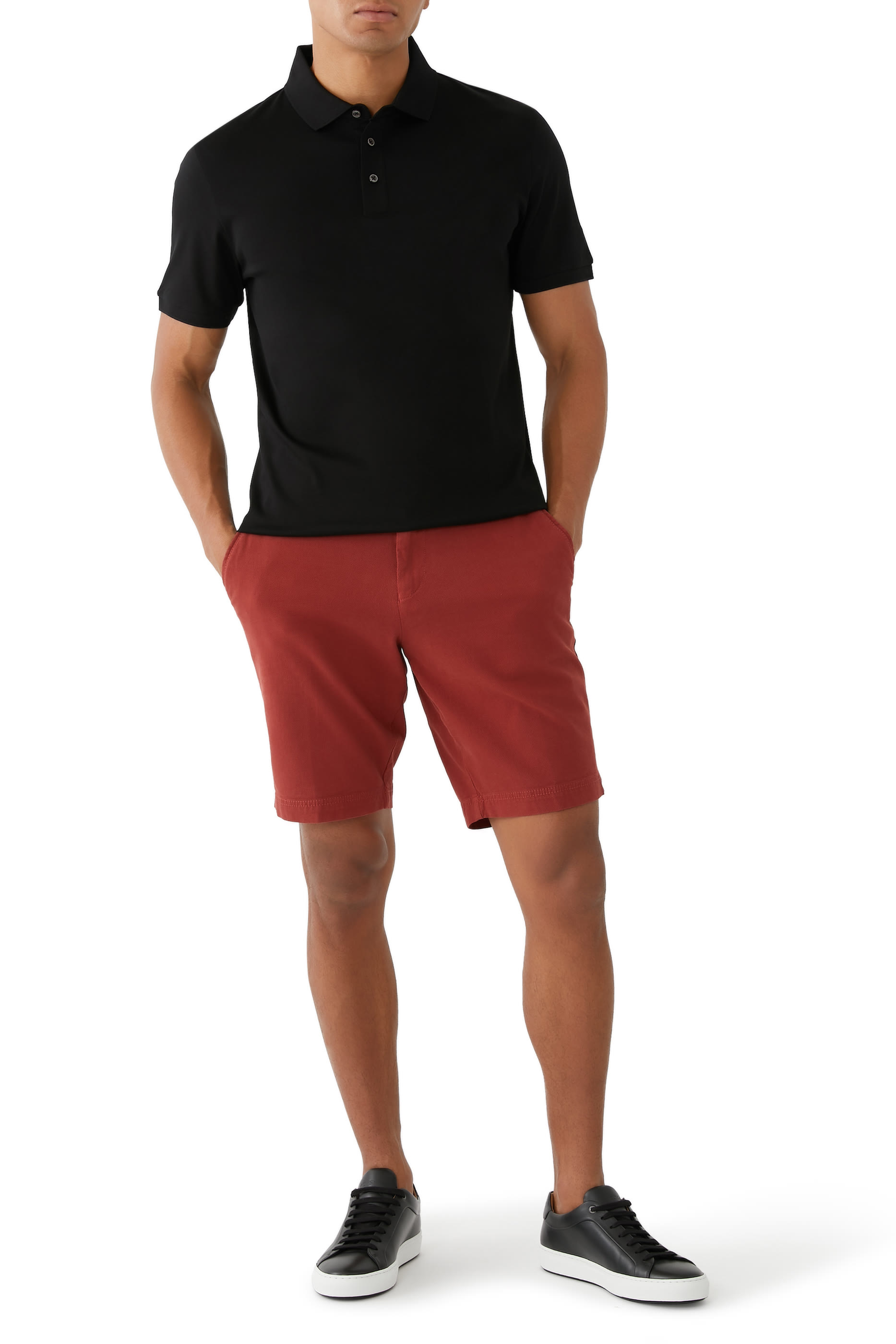 Slice Cotton- Blend Shorts
