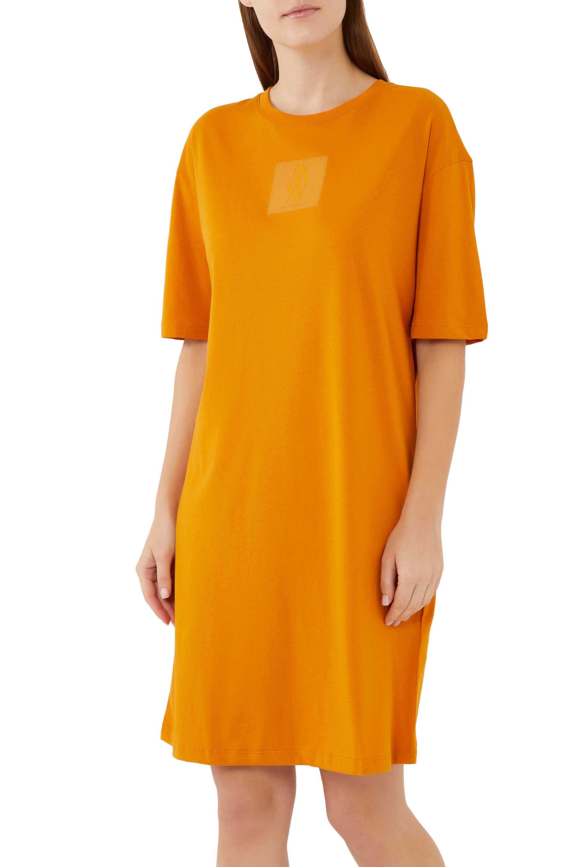 Logo Cotton Mini Dress