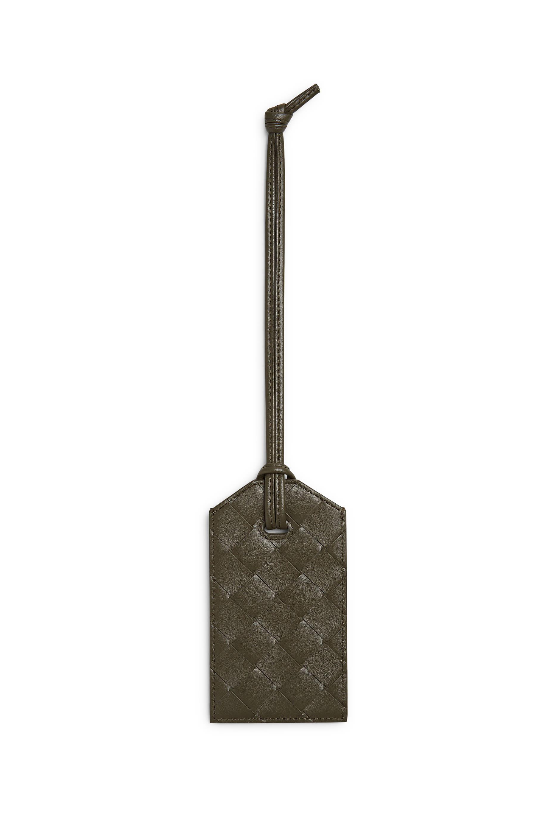 Intrecciato Strap Tag Holder