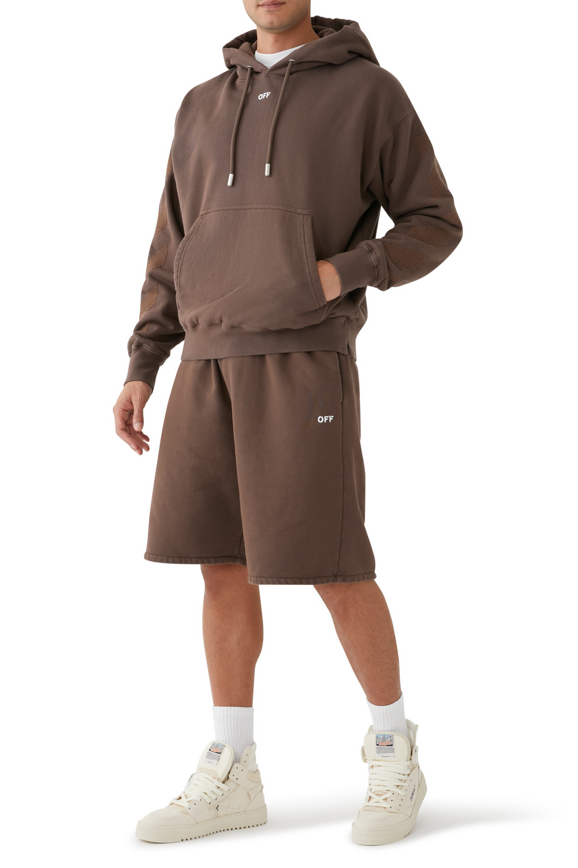 Diagonal Stripe Skate Hoodie