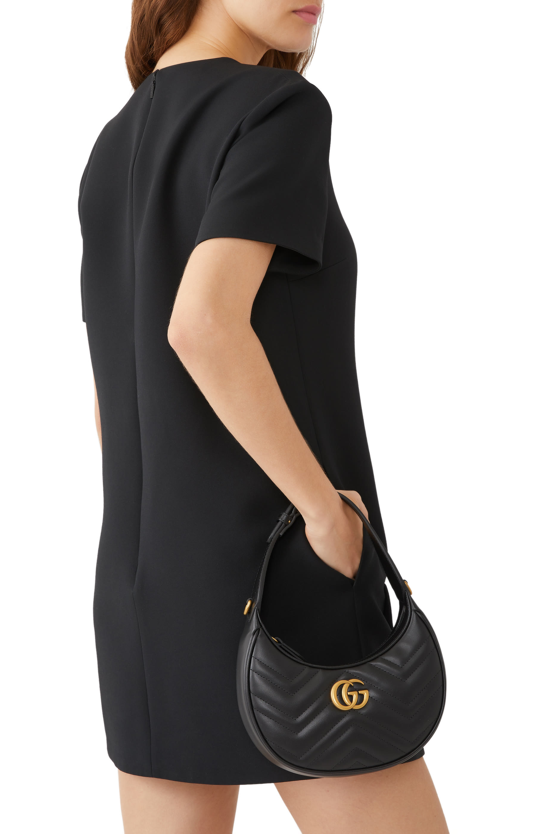 GG Marmont Half-Moon Shaped Mini Bag