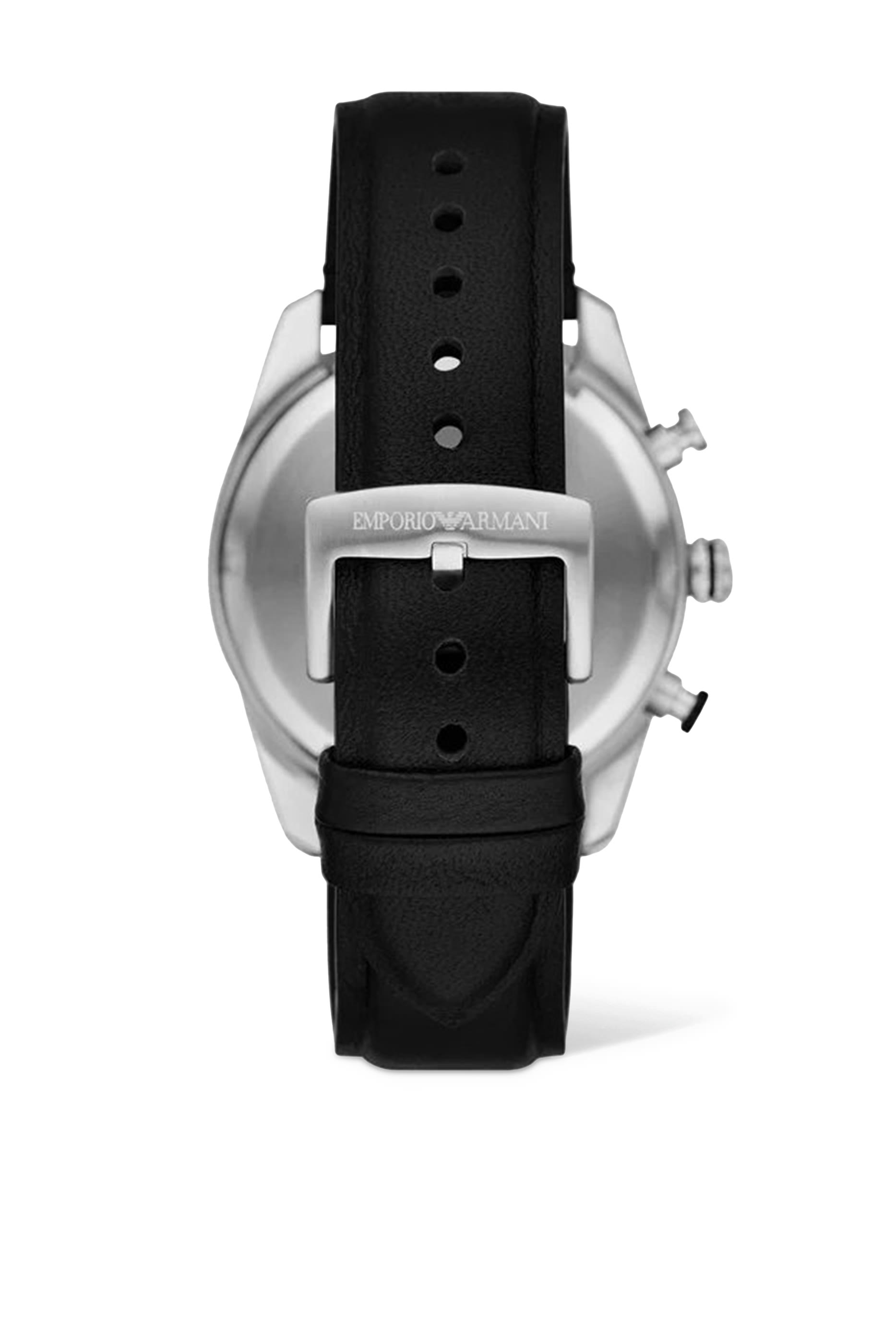 Racer Chronograph Leather Watch