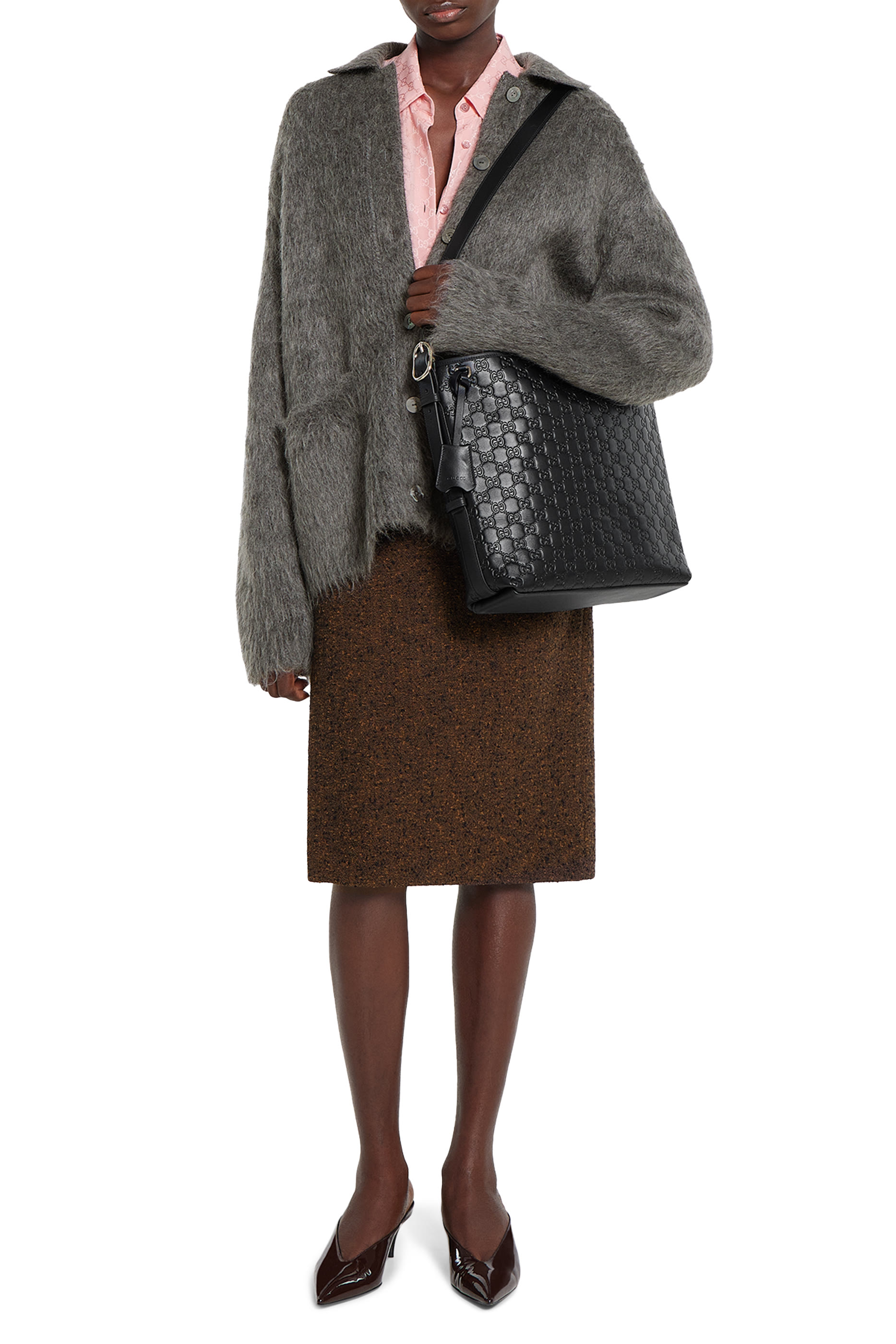 GG Emblem Small Shoulder Bag