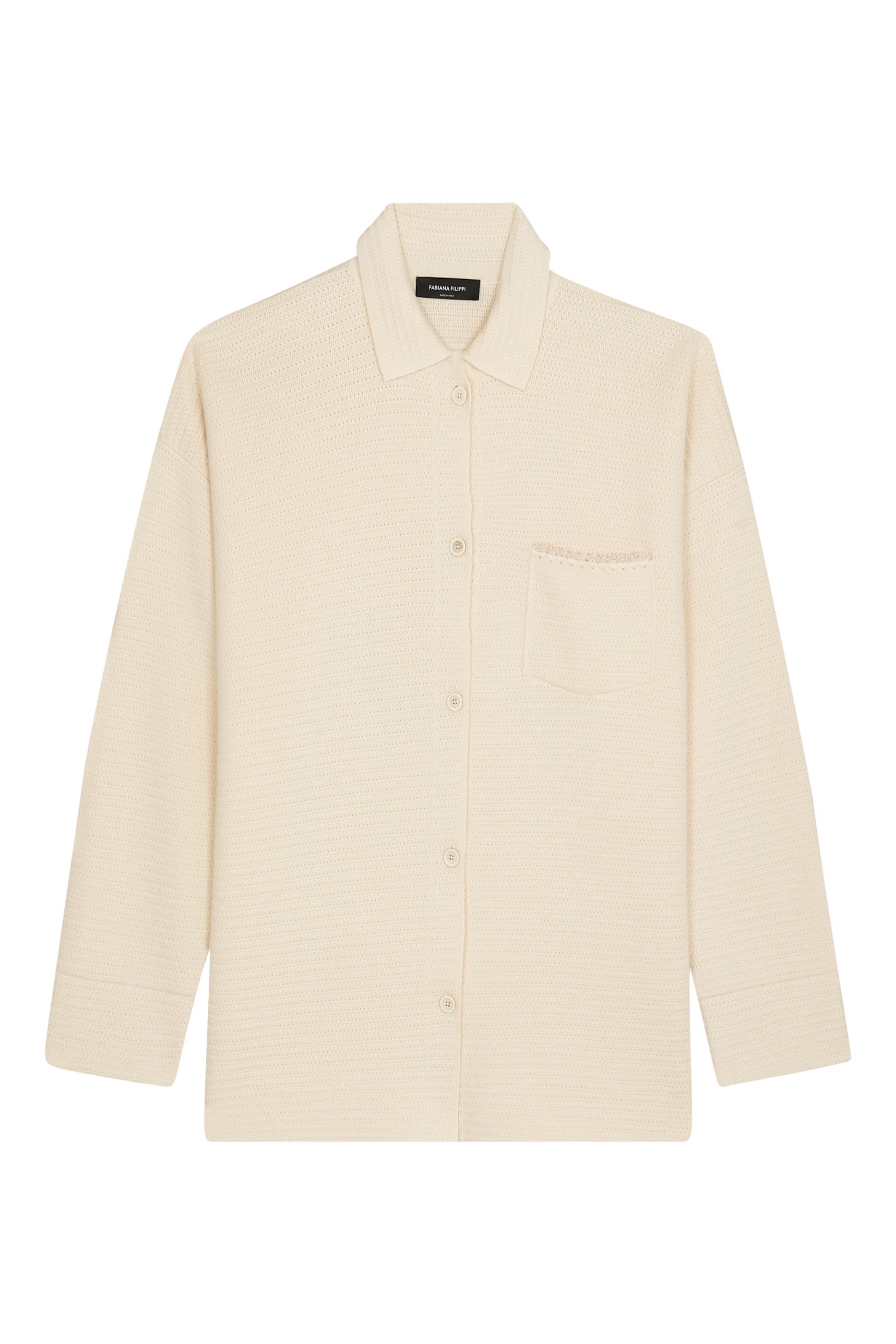 Wool and Cotton Boyfriend Shirt