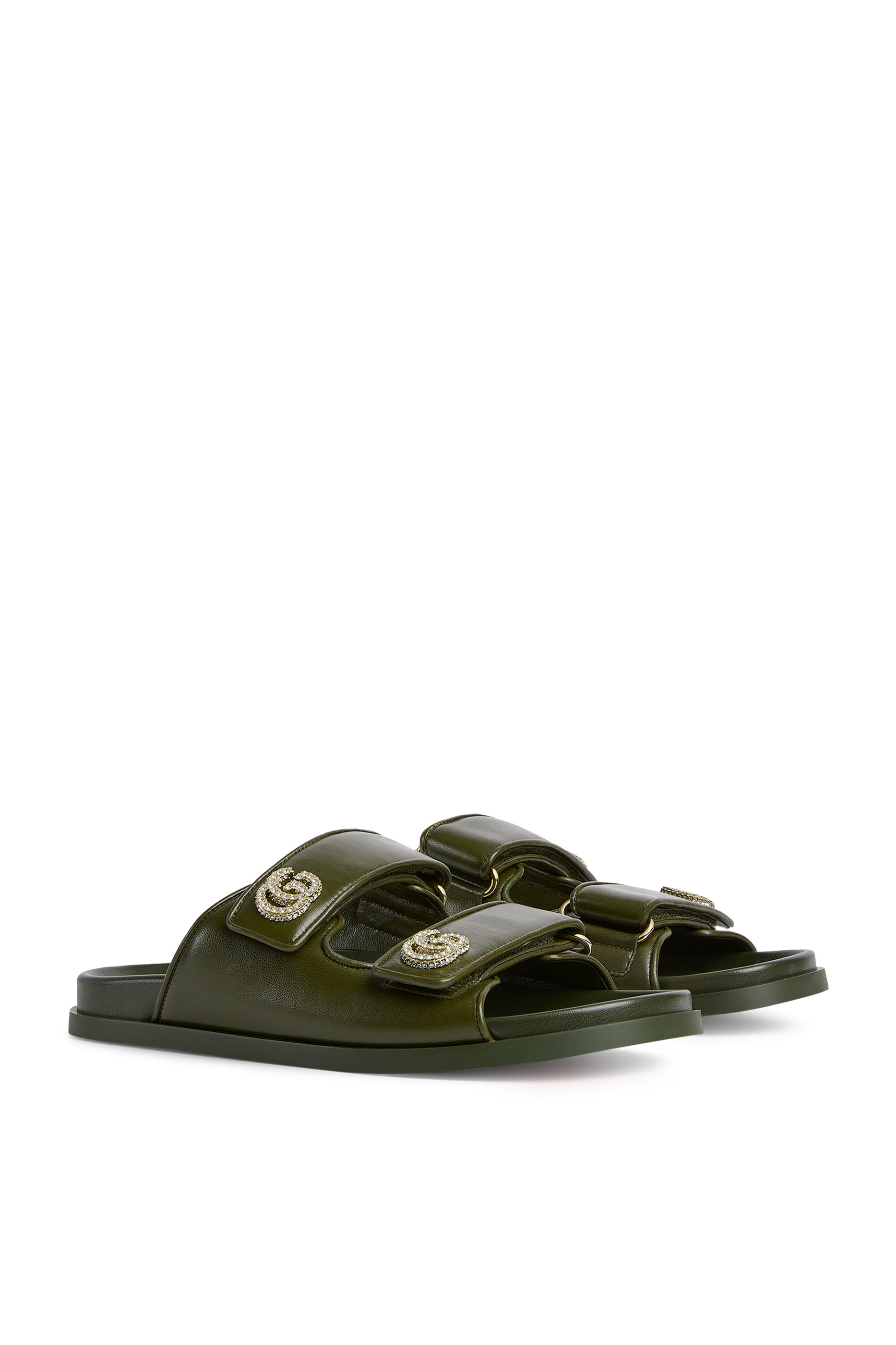 Crystal Double G Sandal