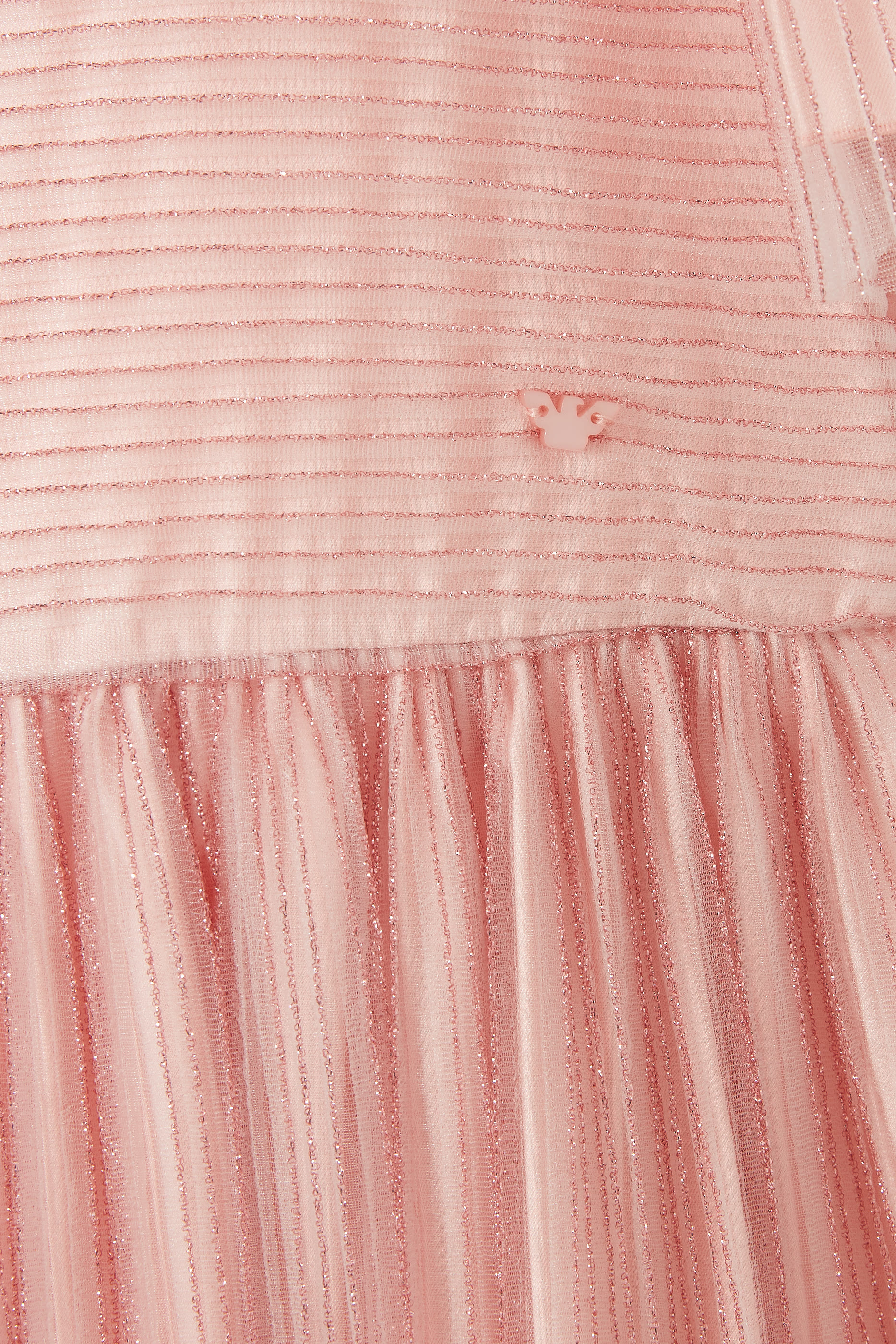 Kids Lurex Milleraies Tulle Dress