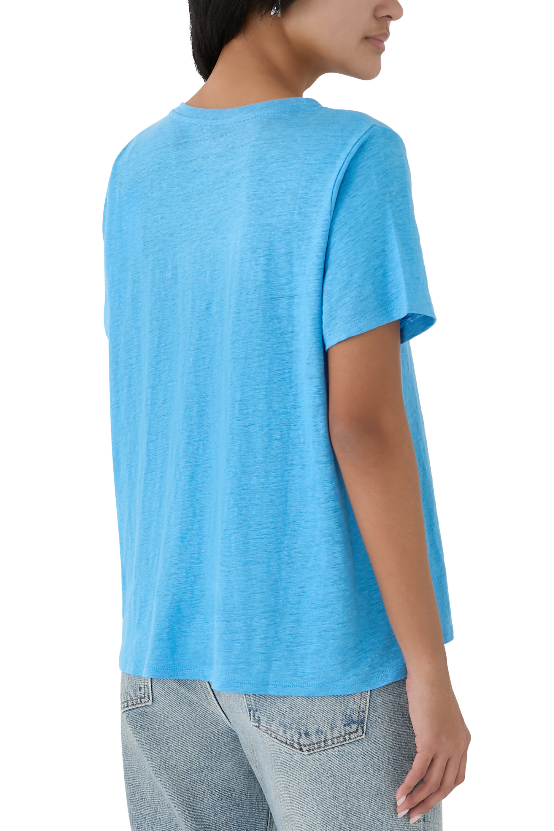 Organic Linen Jersey Crewneck T-Shirt