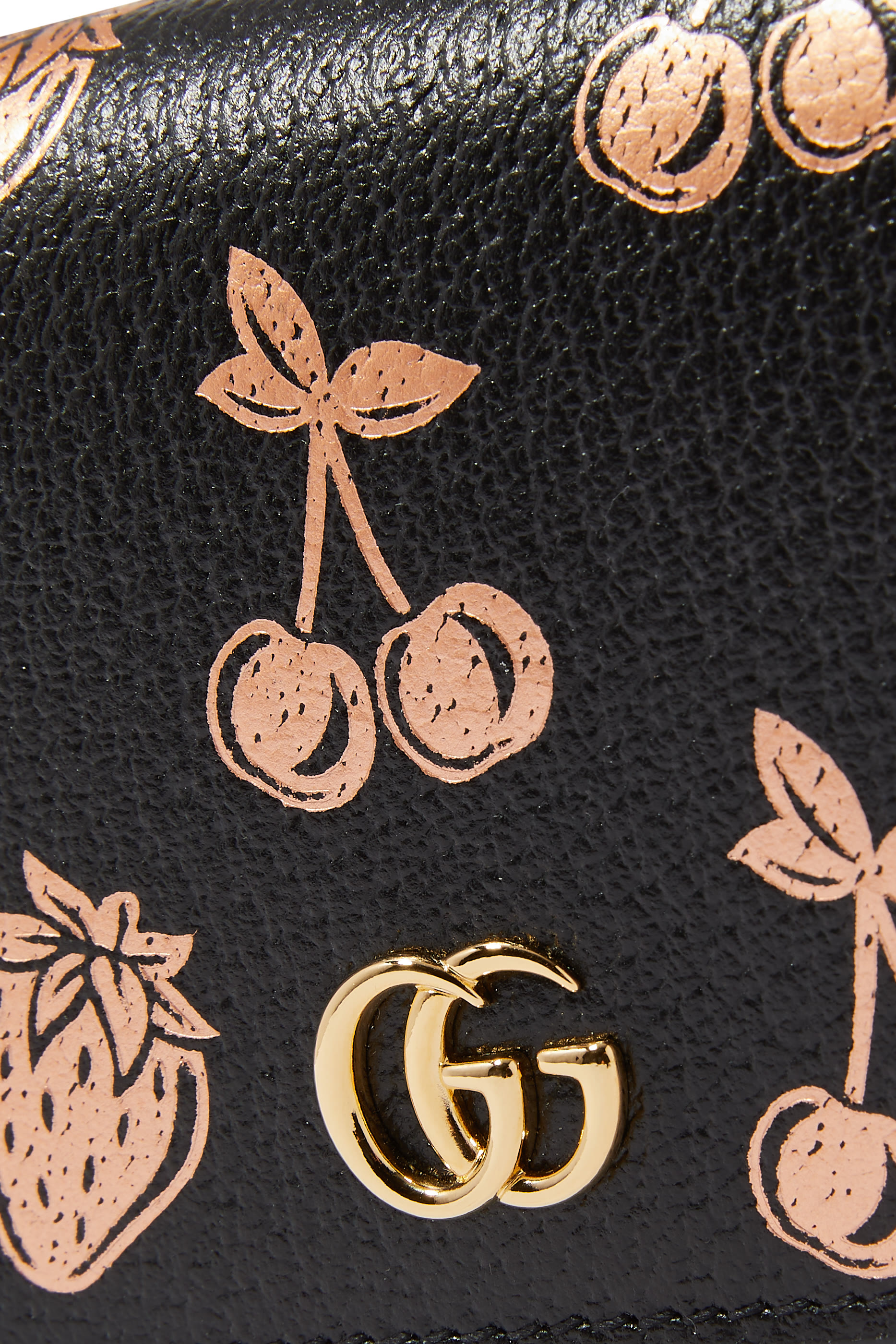 GG Marmont Berry Card Case