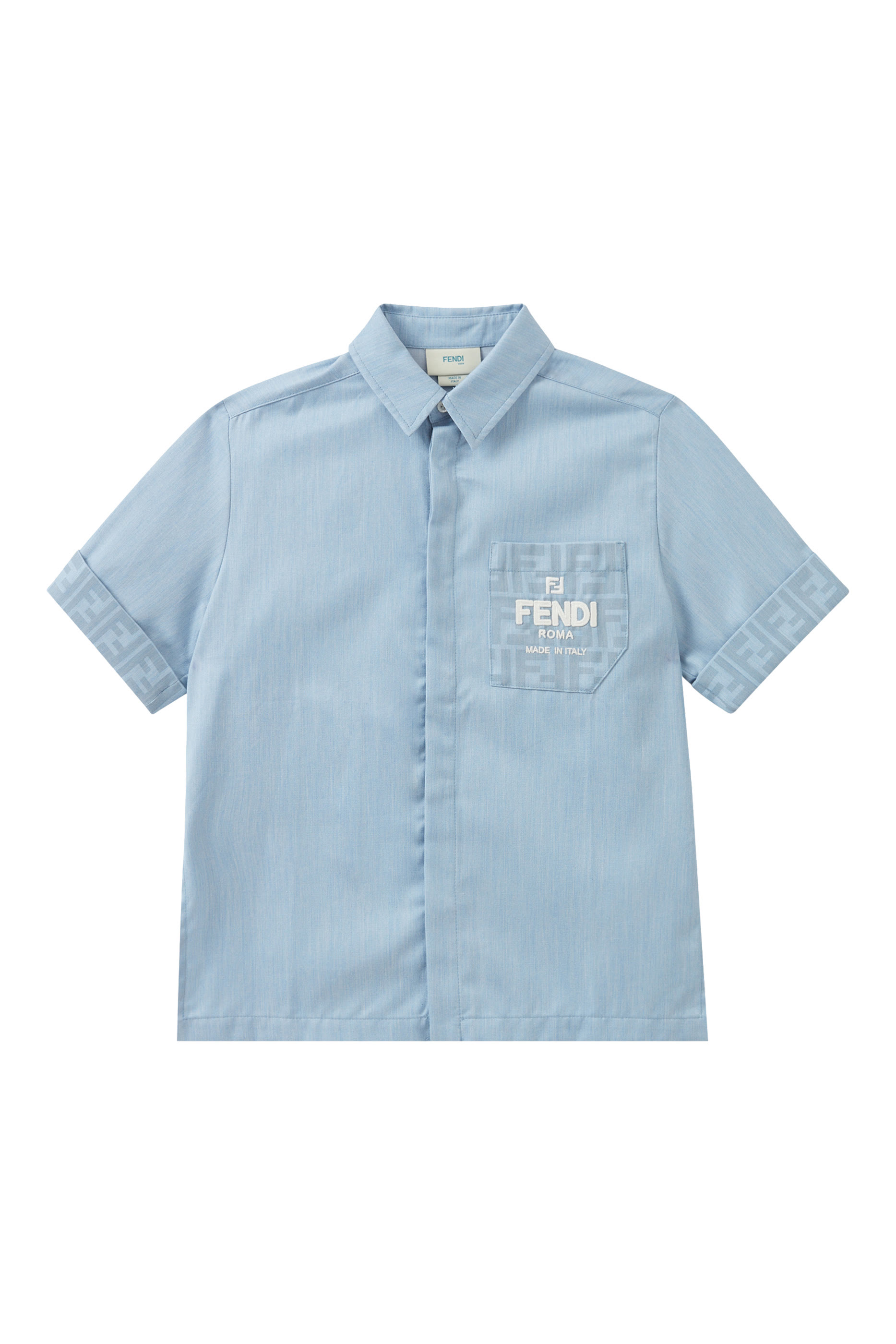 Kids Chambray Pocket Shirt