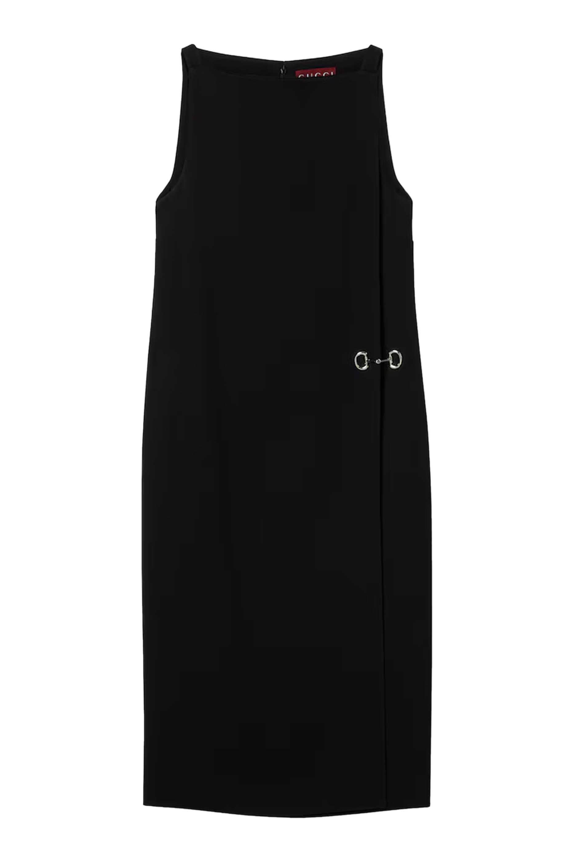 Heavy Viscose Sable Horsebit Dress