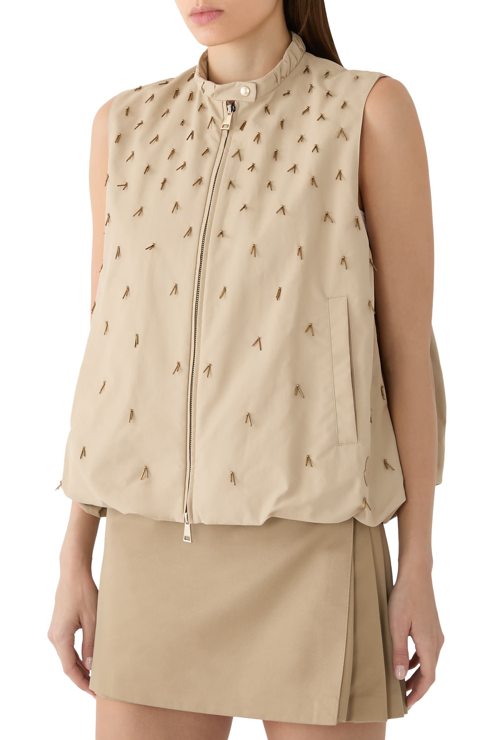 Gruilly Beaded Cotton Vest