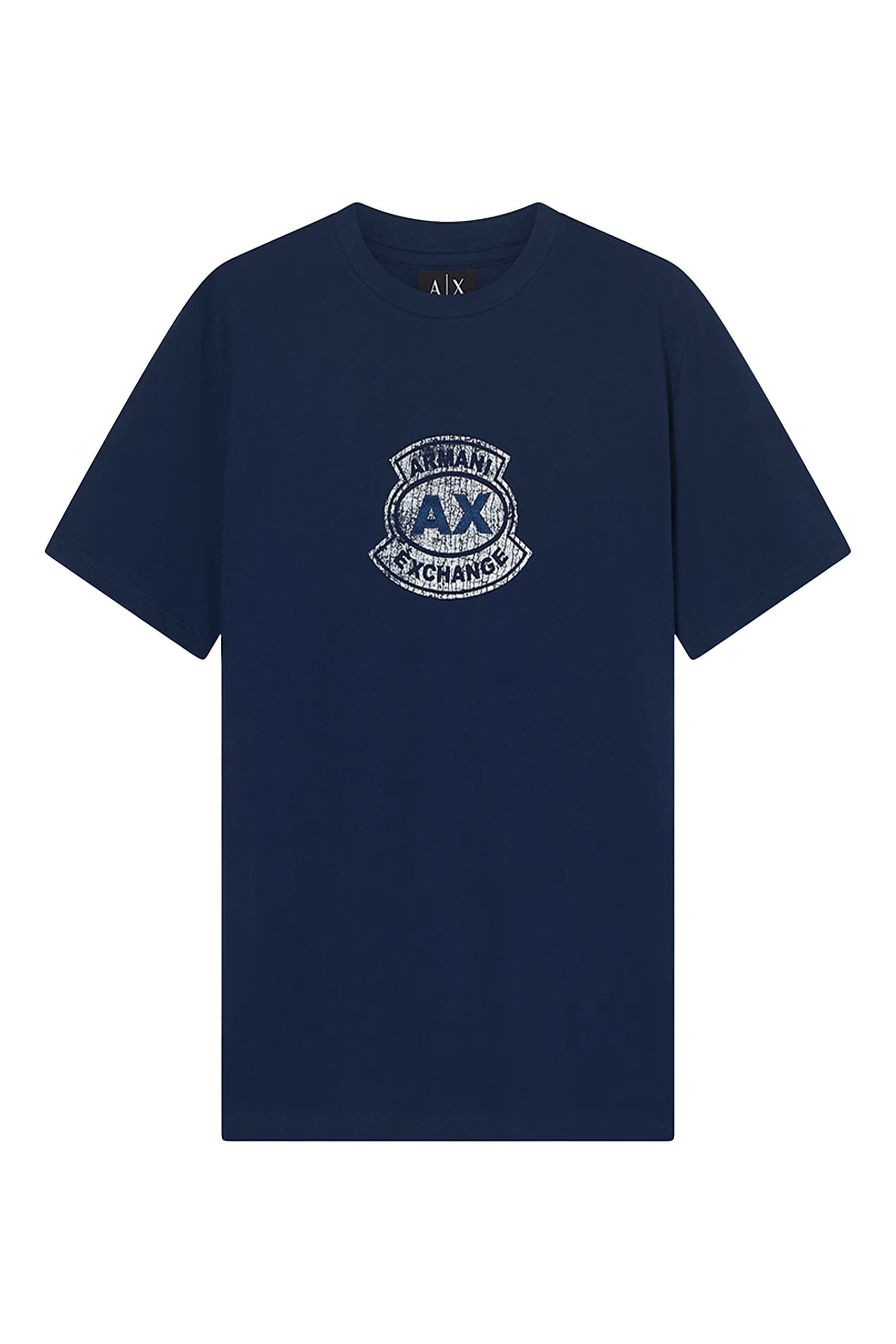 AX Logo Cotton-Jersey T-Shirt