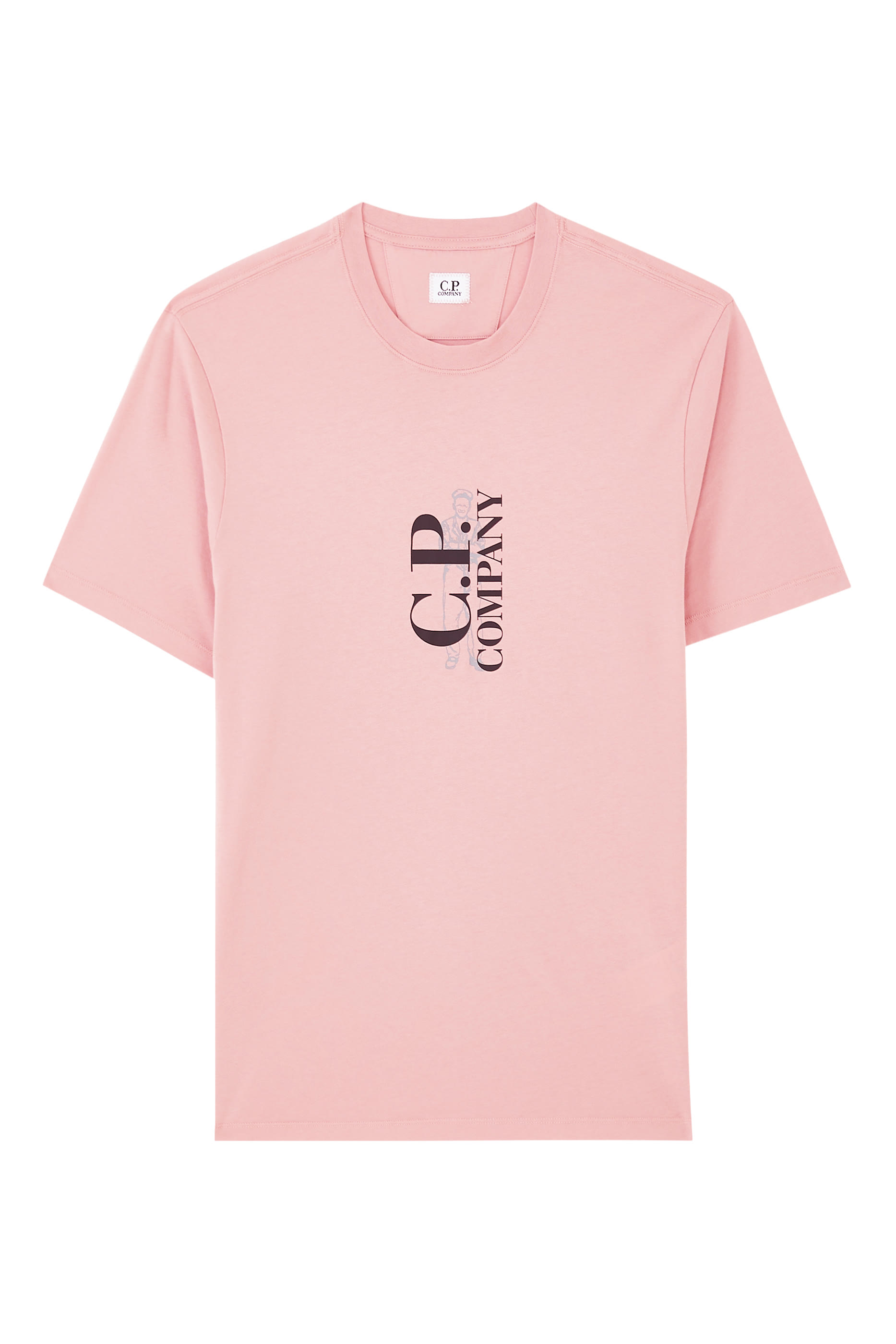 30/1 Jersey Vertical Logo T-Shirt