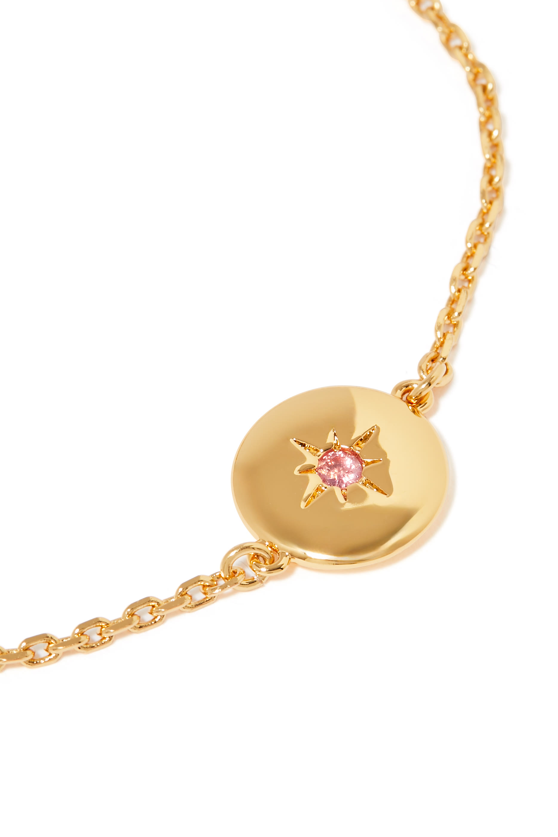 The Color Spark Collection Pink Peace Medallion Bracelet