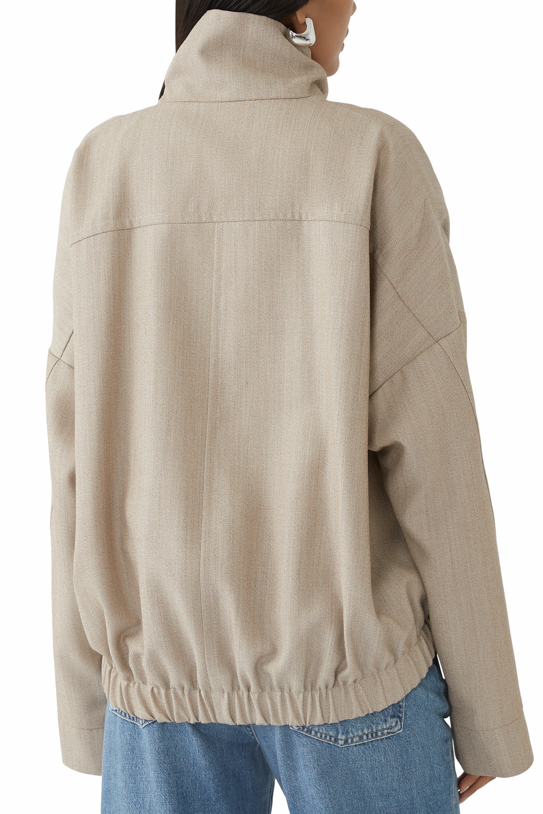 Windbreaker Virgin Wool Jacket