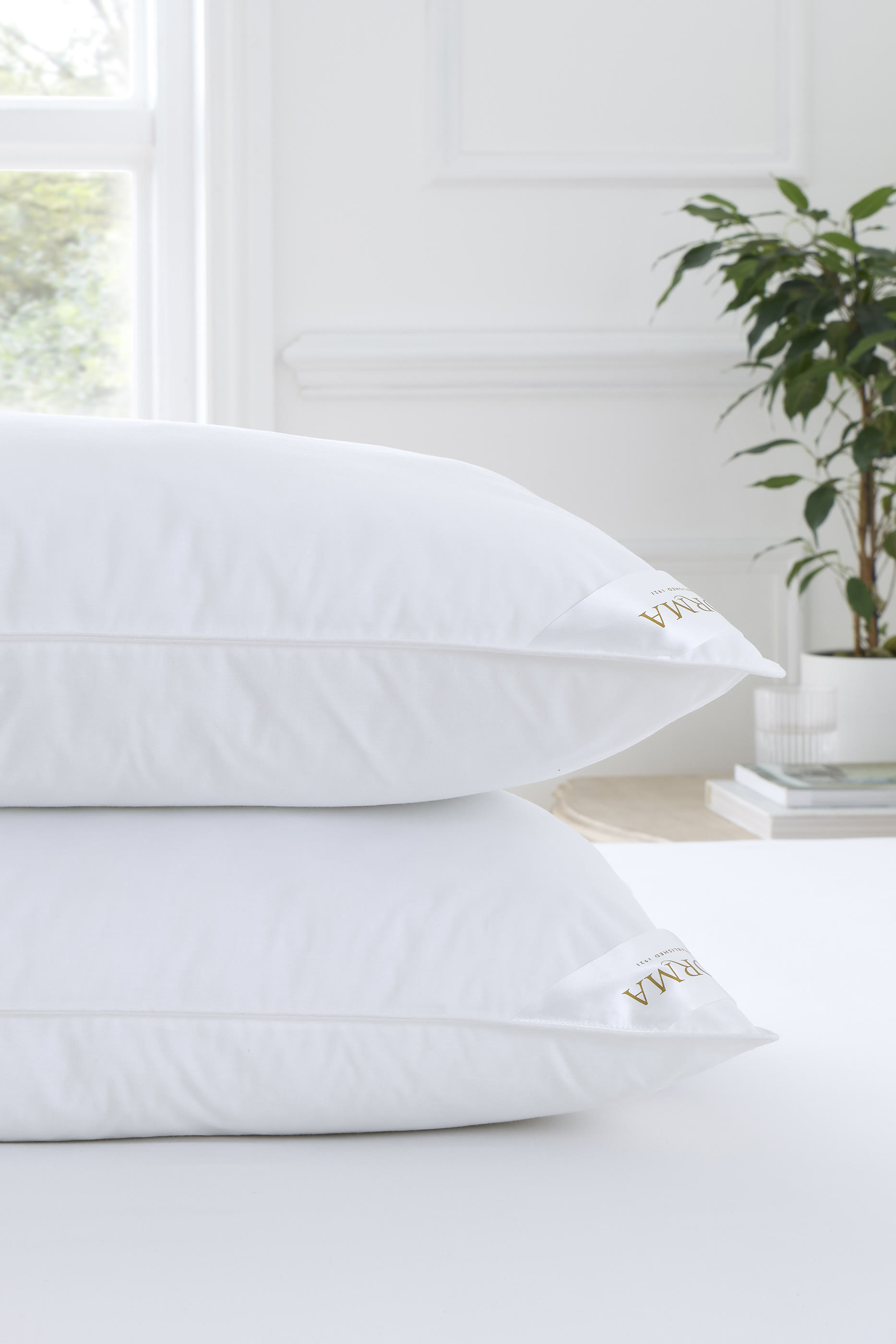 Pure Comfort Anti-Allergy Firm Support Pillow - Set of 2