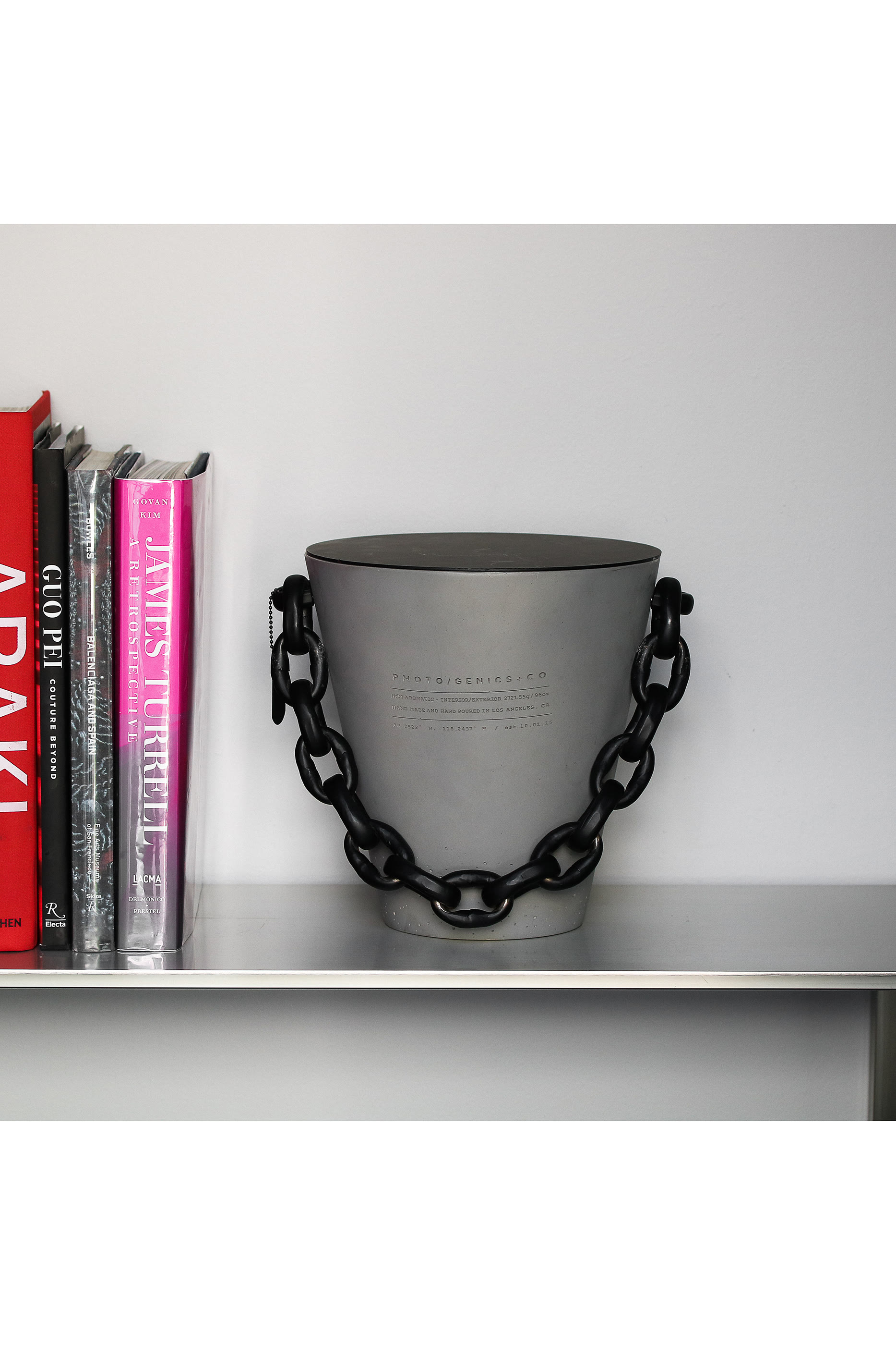 6 XL Concrete Bucket Candle (Hyssop)