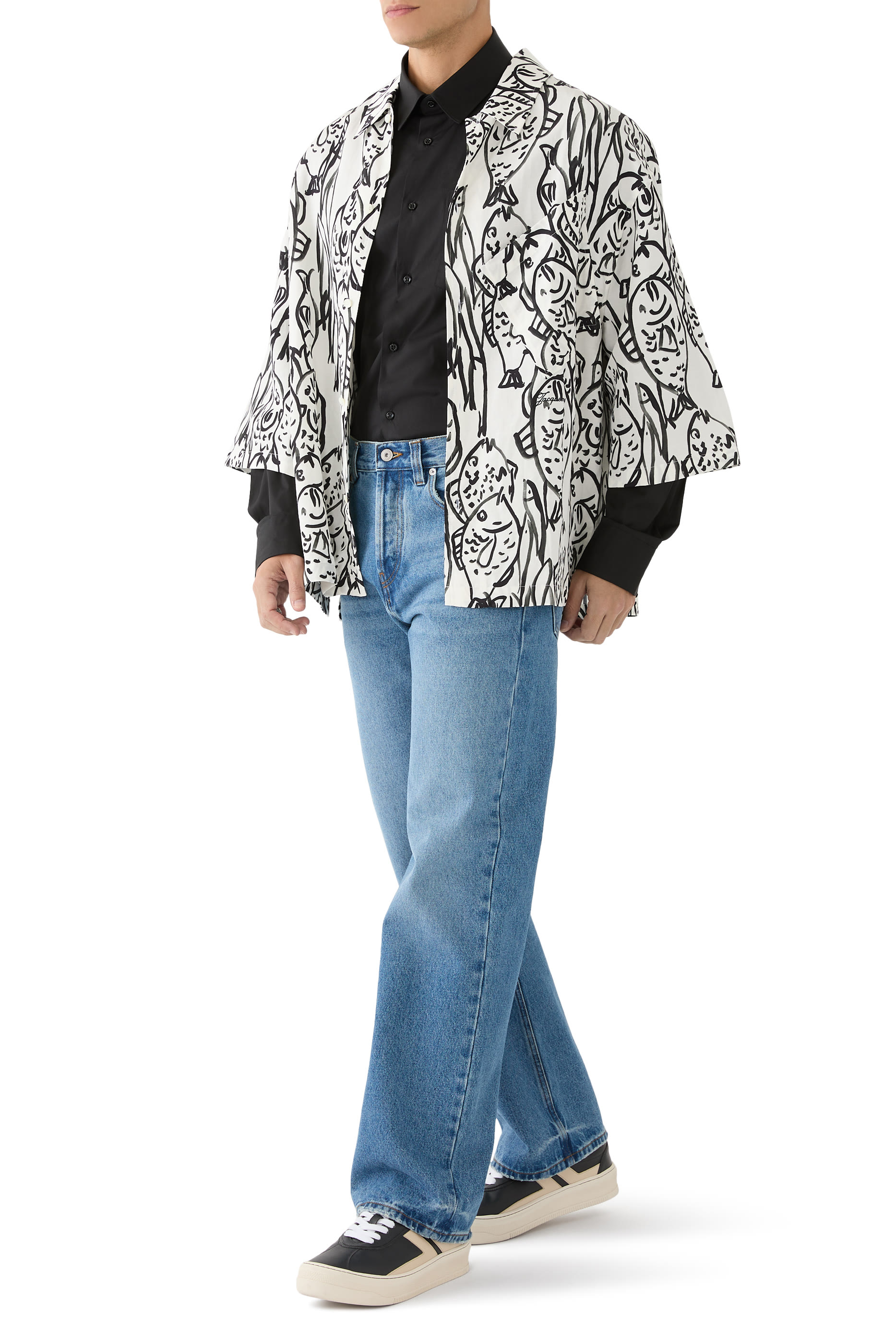 The Straight De-N&icirc;mes Denim Pants