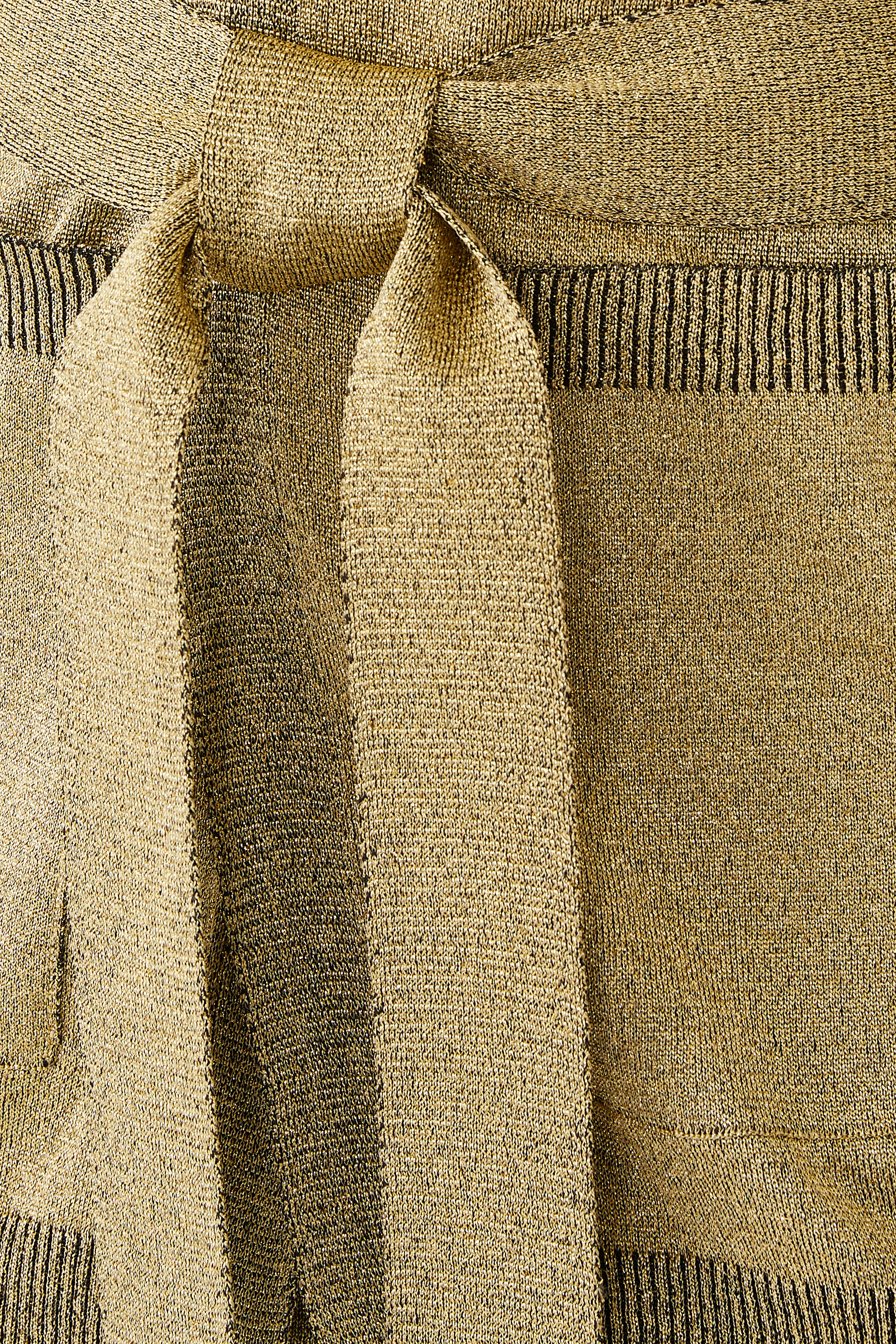 Vanise' Lurex Belted Cardigan