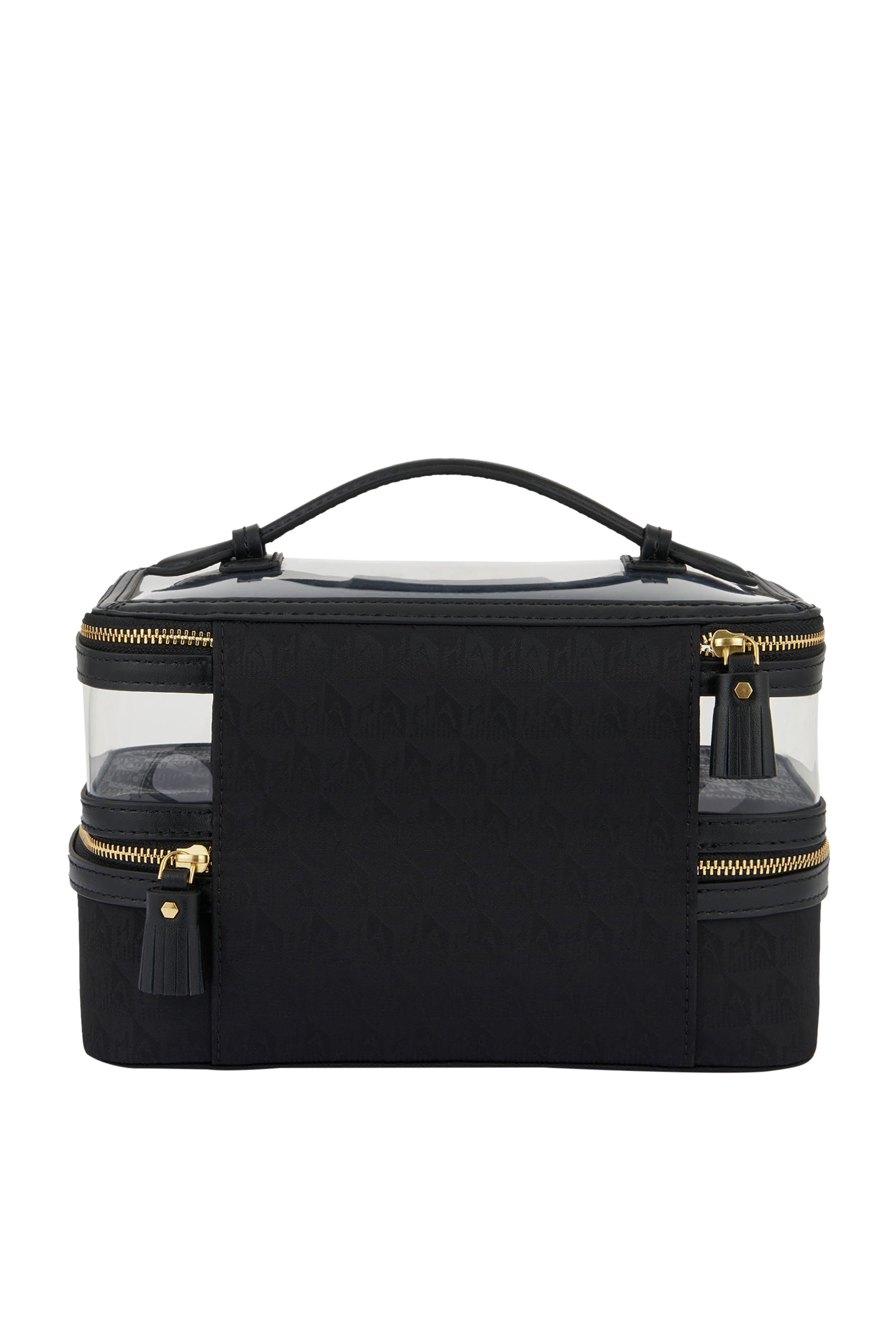 Logo Double Decker Makeup Pouch